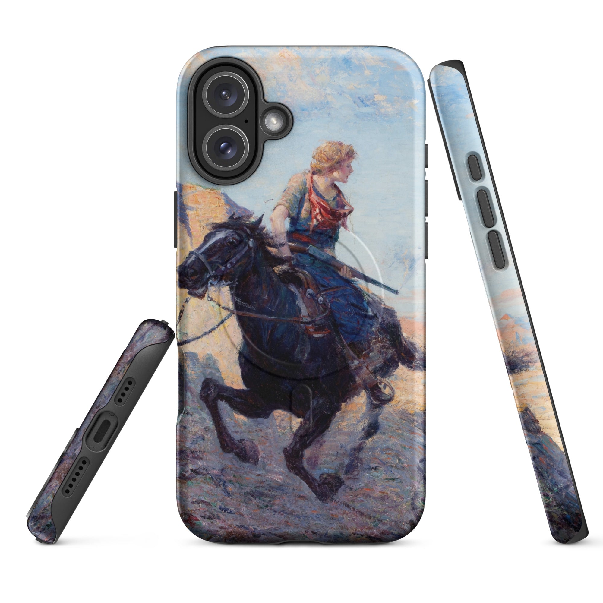 MagSafe® tough case for iPhone® Frank Spradling Returning Fire