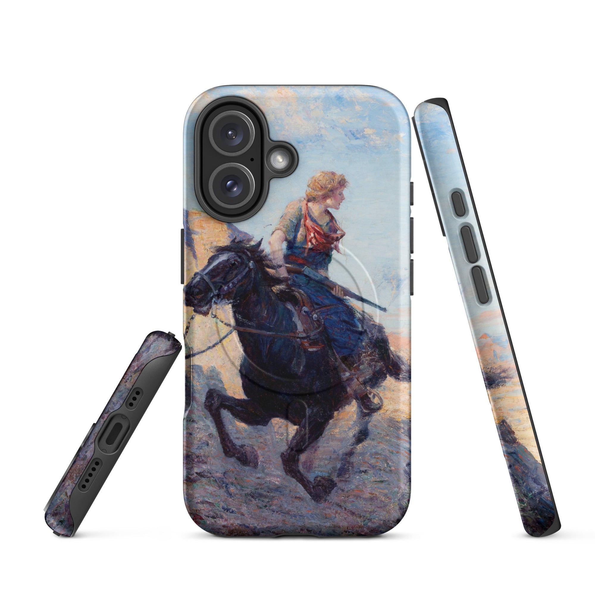 MagSafe® tough case for iPhone® Frank Spradling Returning Fire