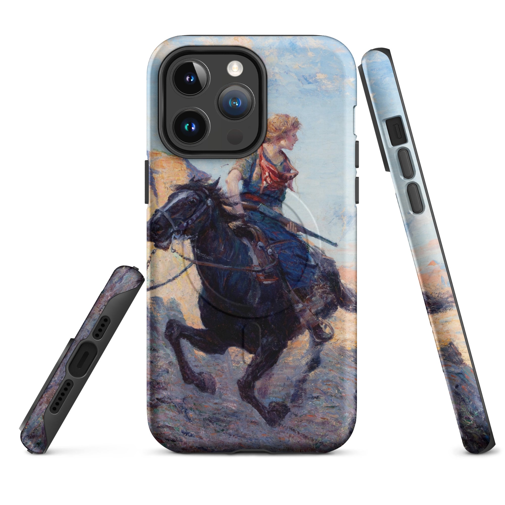 MagSafe® tough case for iPhone® Frank Spradling Returning Fire