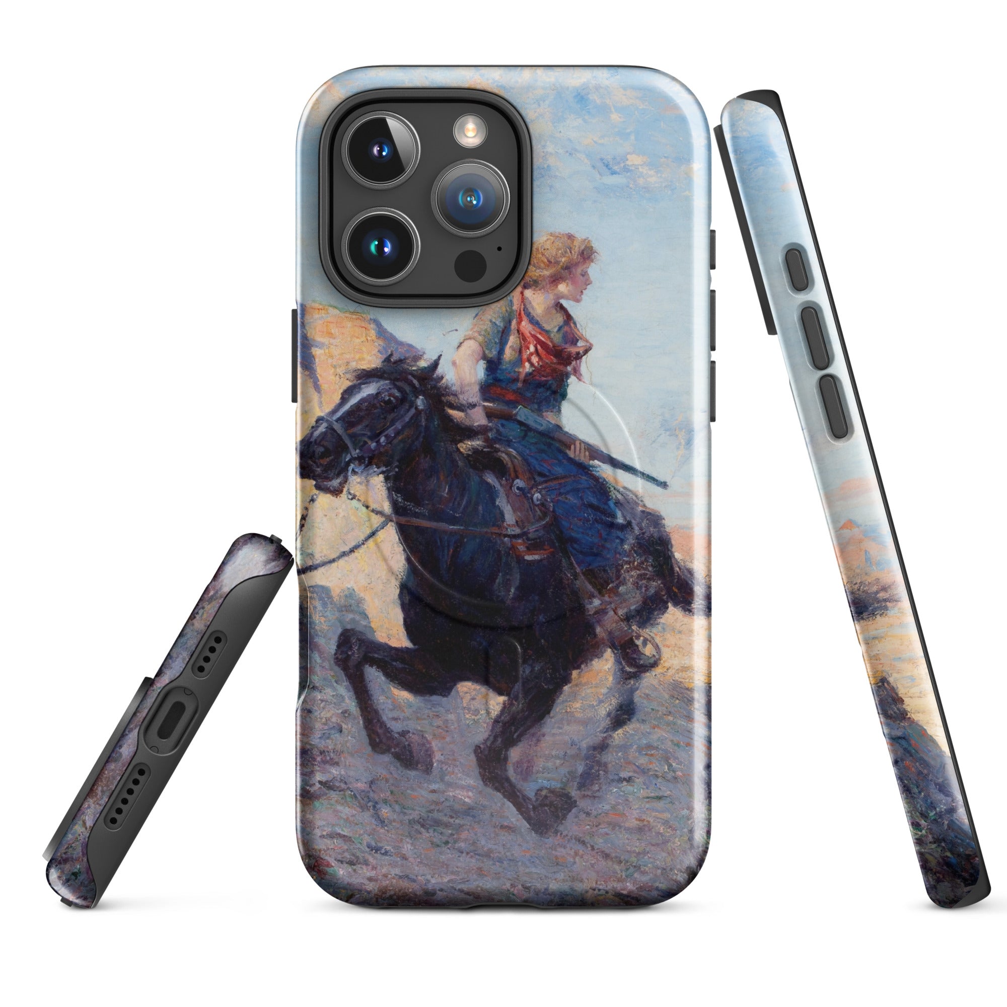 MagSafe® tough case for iPhone® Frank Spradling Returning Fire