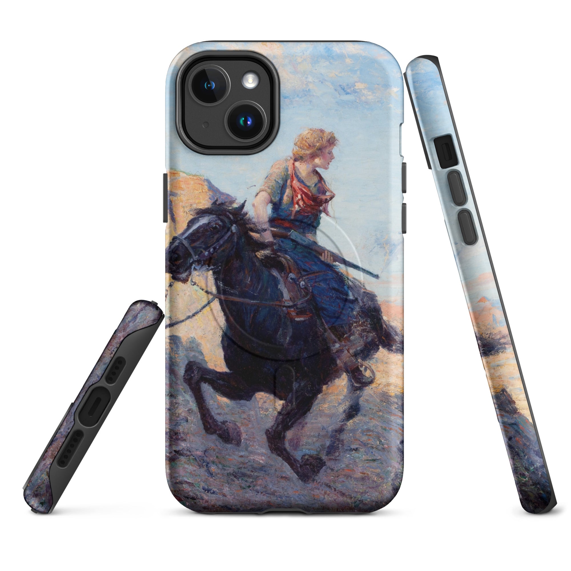 MagSafe® tough case for iPhone® Frank Spradling Returning Fire