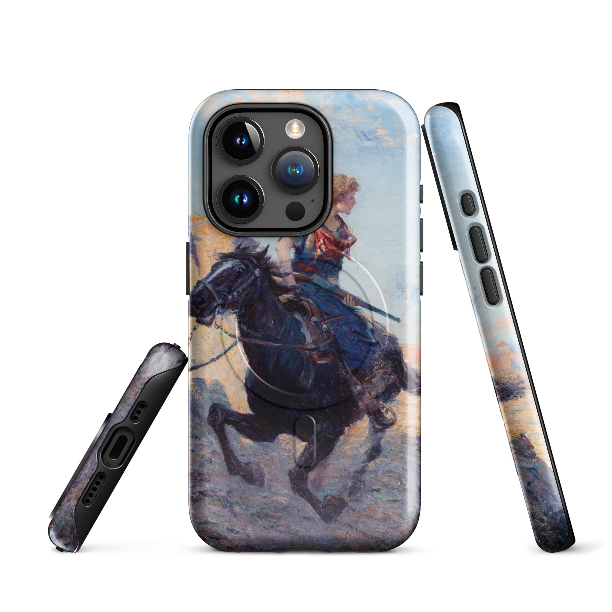 MagSafe® tough case for iPhone® Frank Spradling Returning Fire