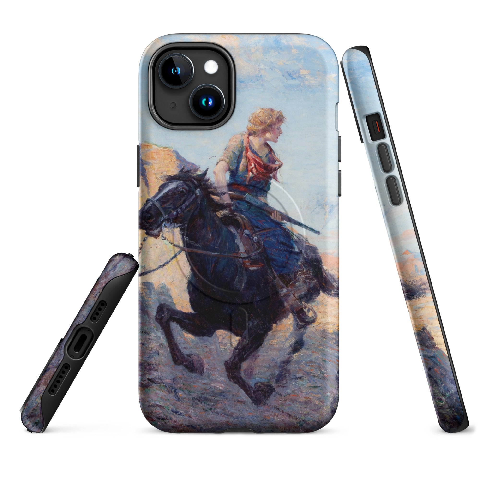 MagSafe® tough case for iPhone® Frank Spradling Returning Fire