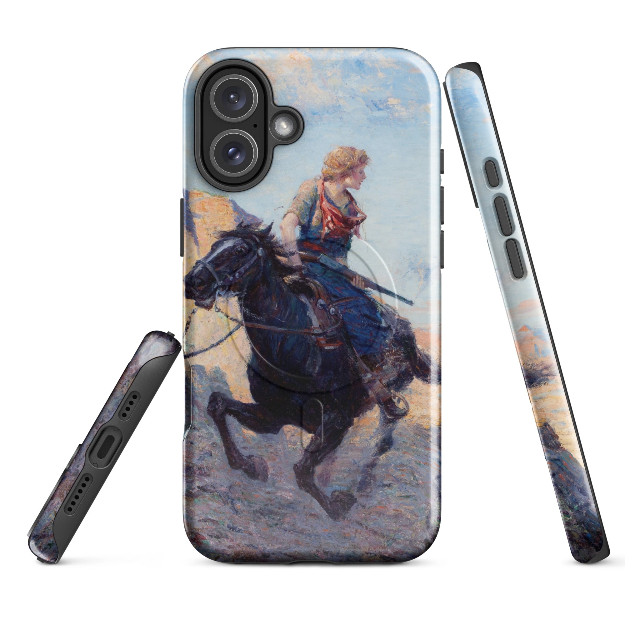 MagSafe® tough case for iPhone® Frank Spradling Returning Fire