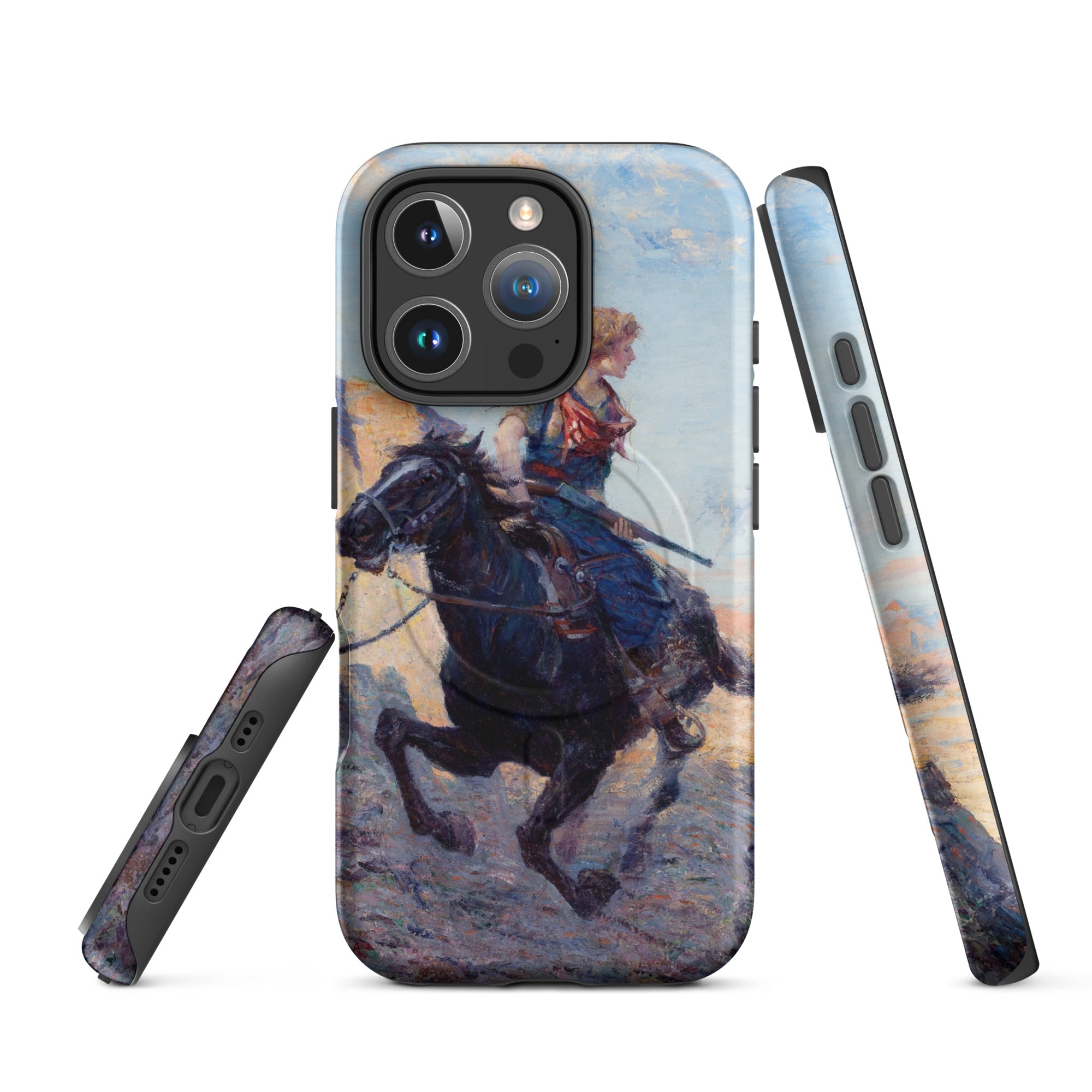 MagSafe® tough case for iPhone® Frank Spradling Returning Fire