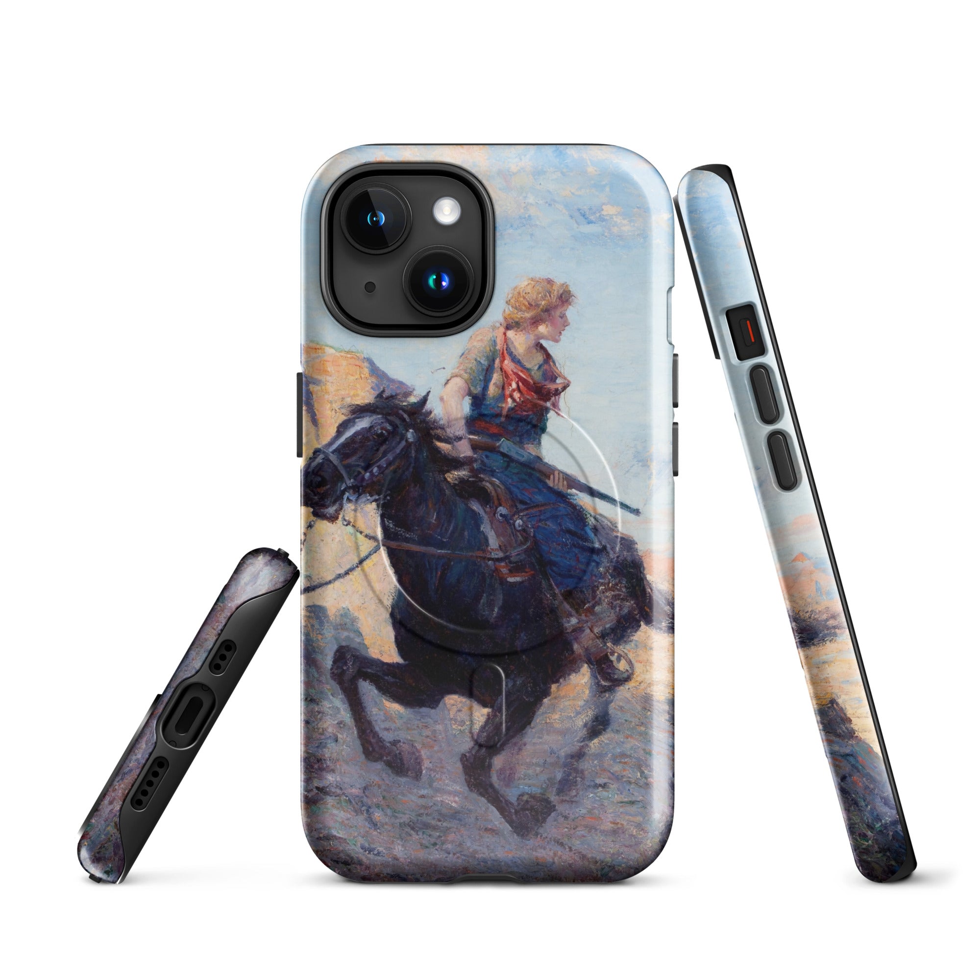 MagSafe® tough case for iPhone® Frank Spradling Returning Fire