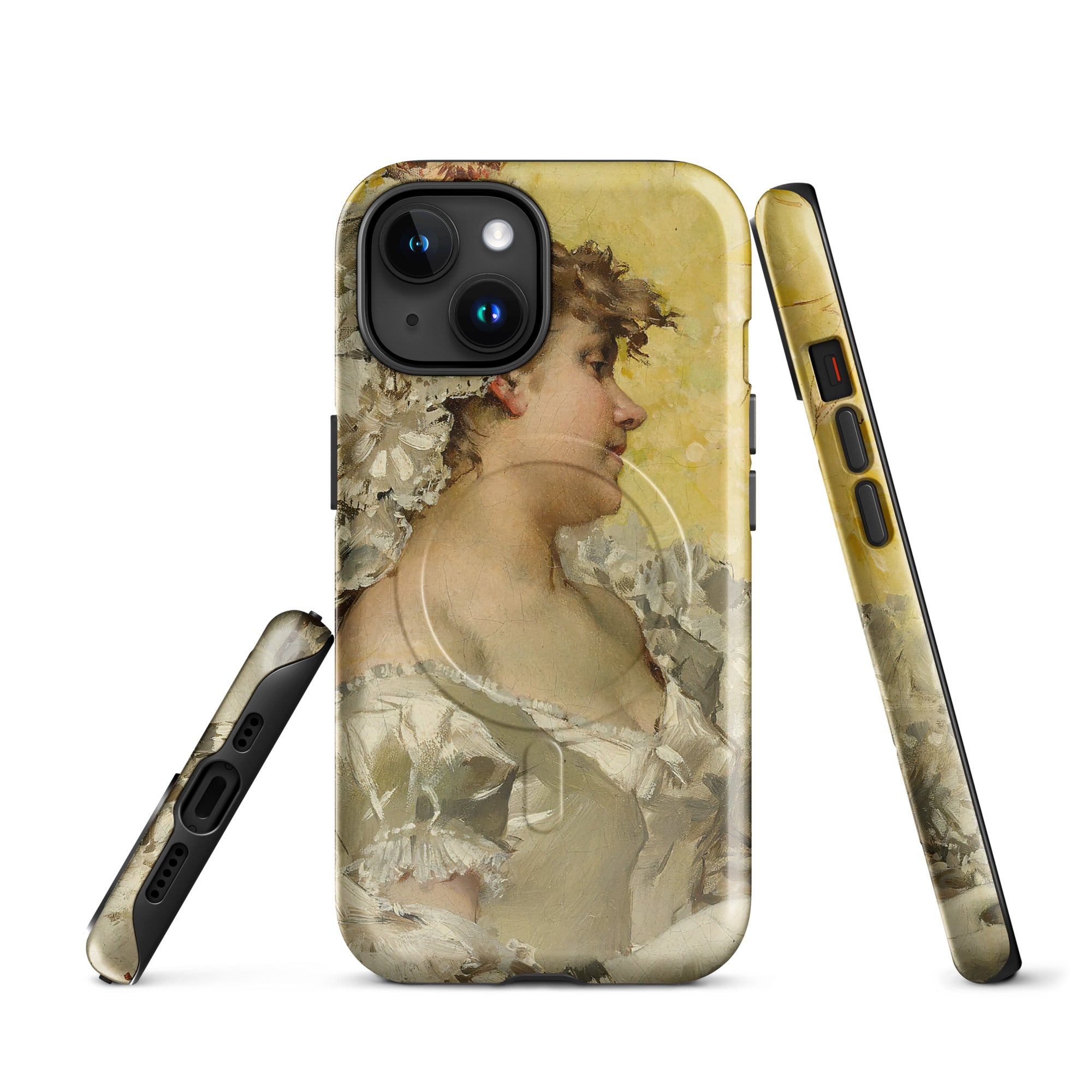 MagSafe® Tough case for iPhone® Lady in White