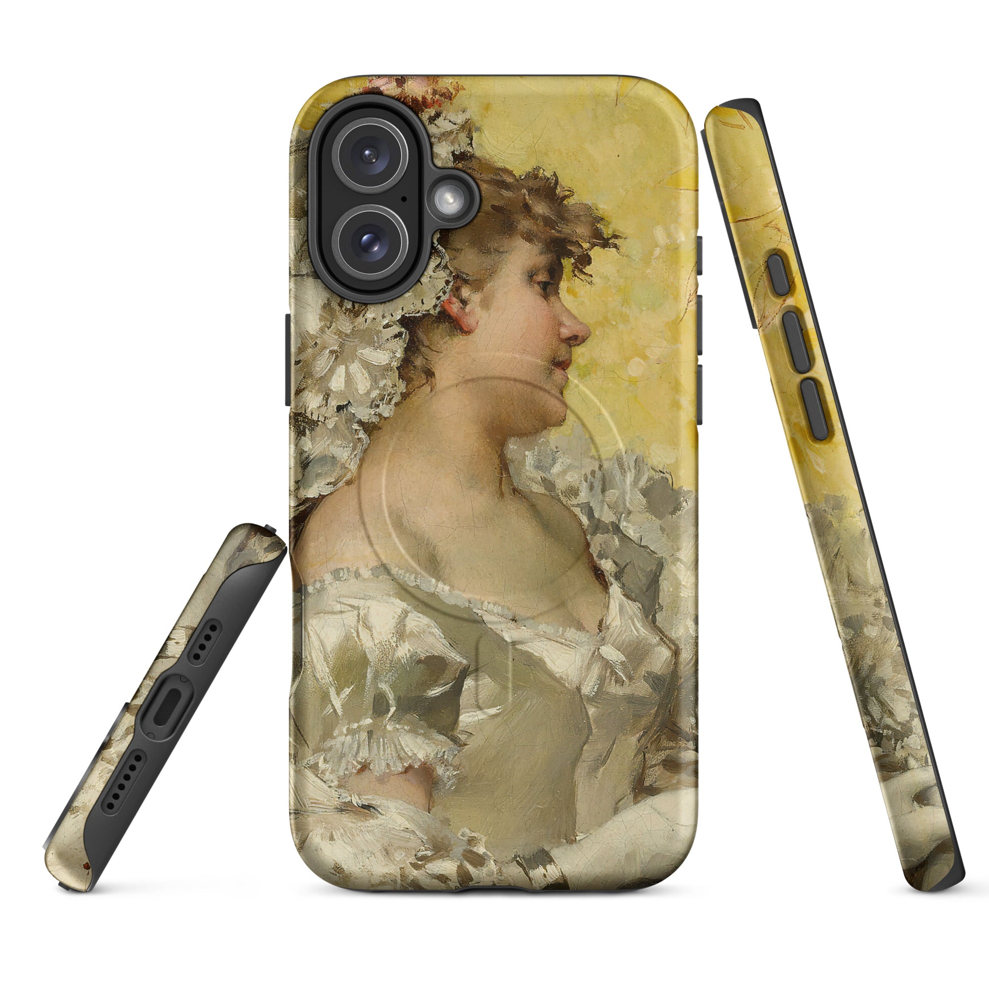 MagSafe® Tough case for iPhone® Lady in White