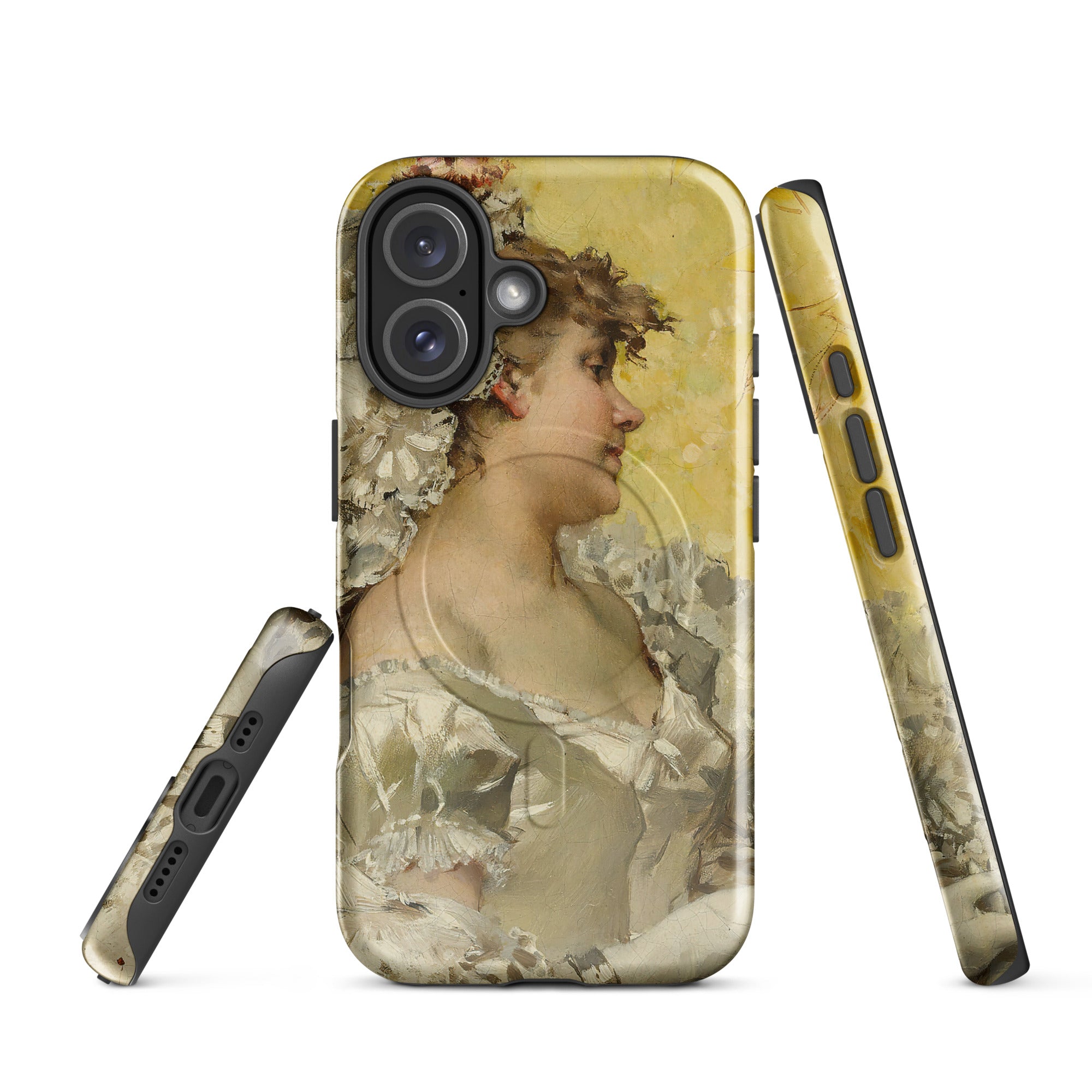 MagSafe® Tough case for iPhone® Lady in White