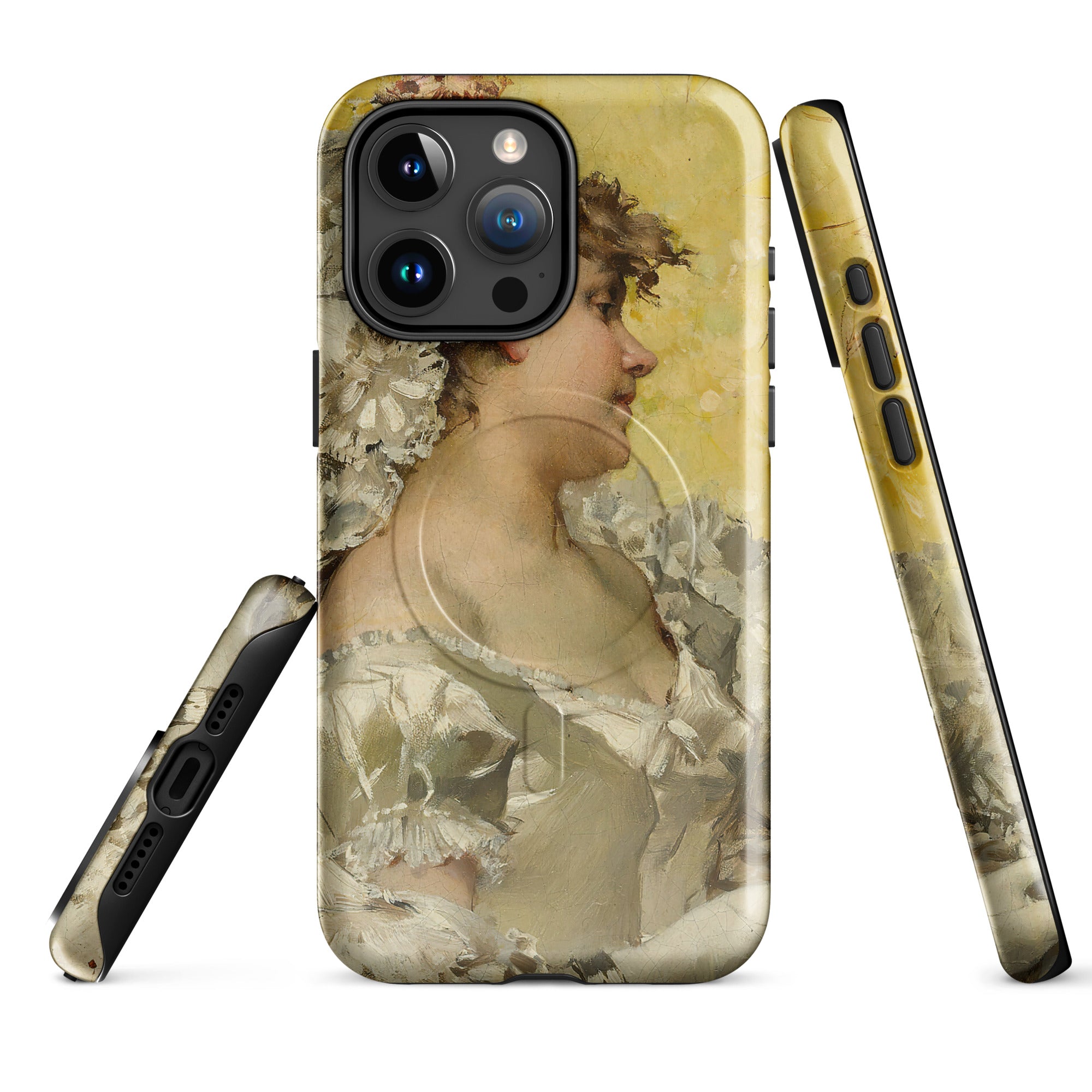 MagSafe® Tough case for iPhone® Lady in White