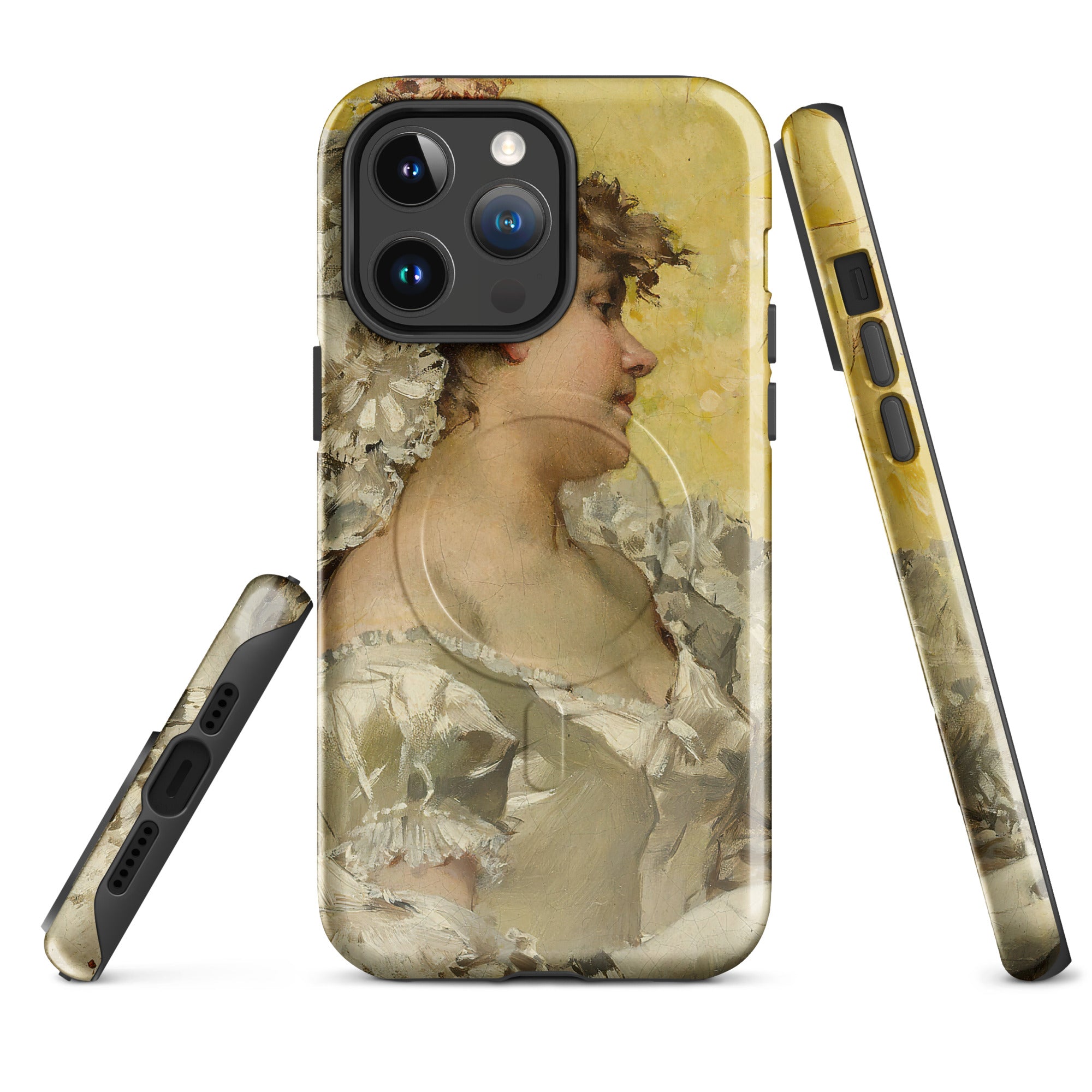 MagSafe® Tough case for iPhone® Lady in White