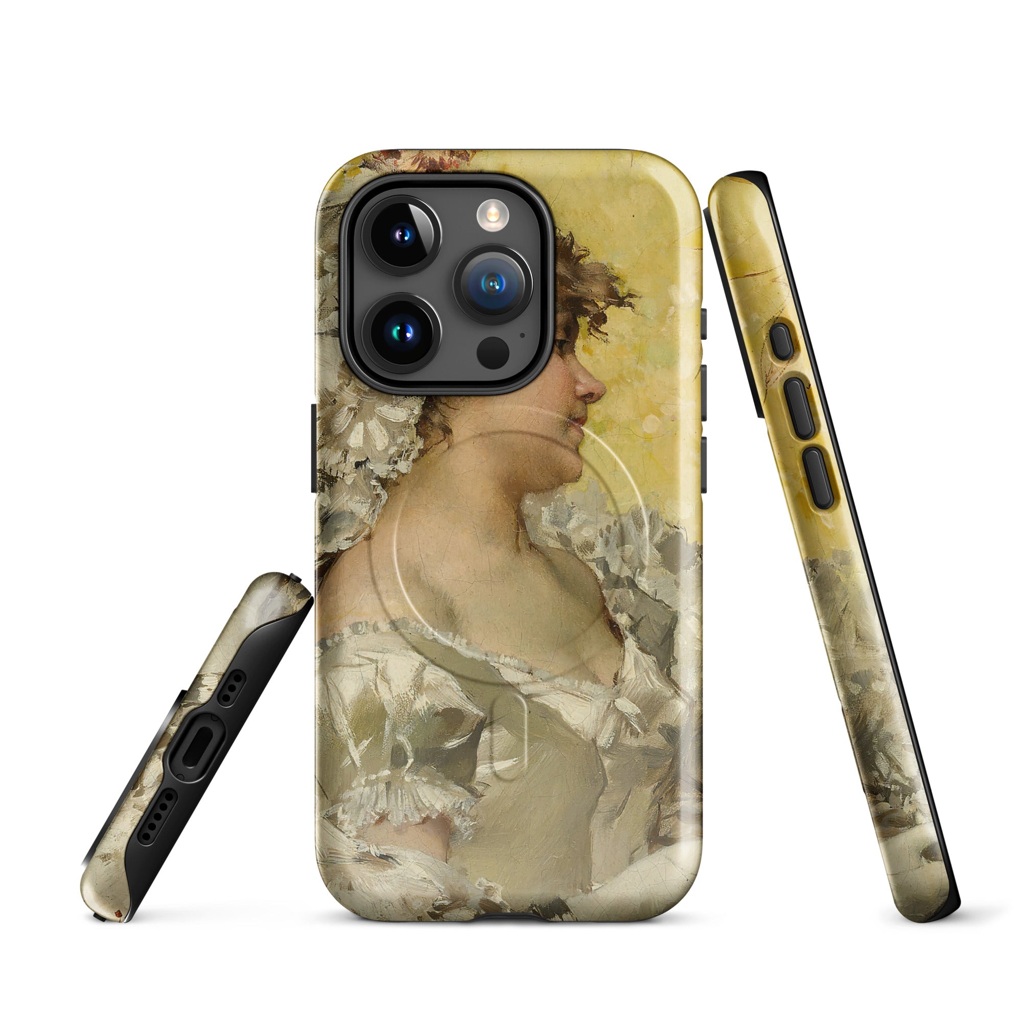 MagSafe® Tough case for iPhone® Lady in White