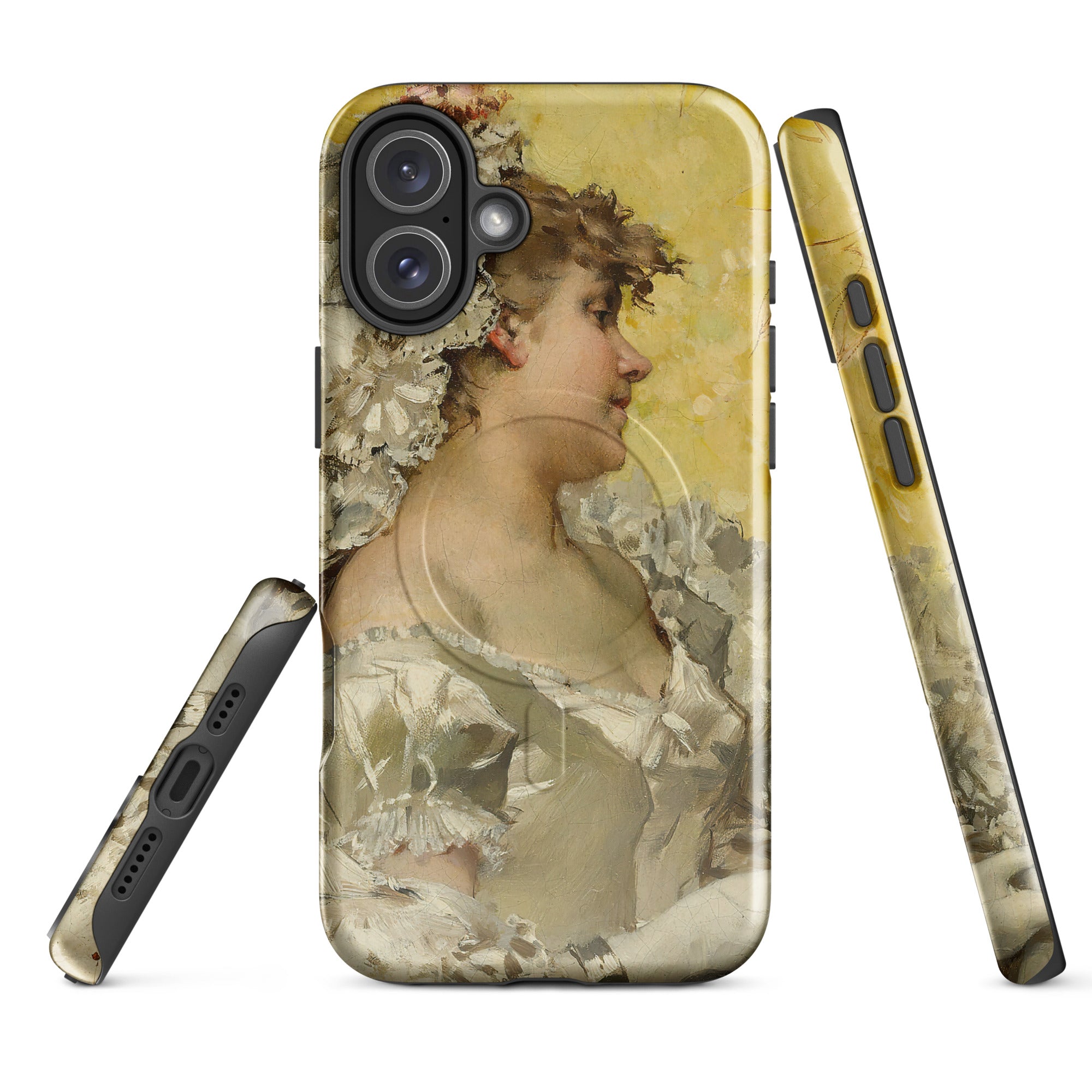 MagSafe® Tough case for iPhone® Lady in White