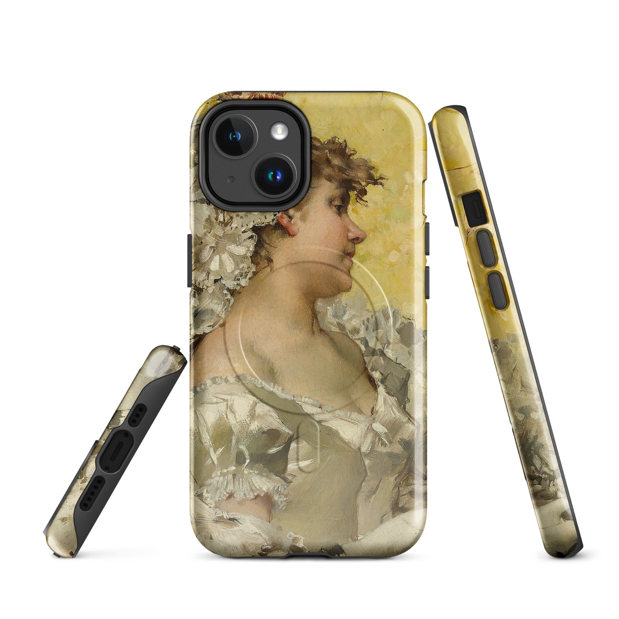 MagSafe® Tough case for iPhone® Lady in White