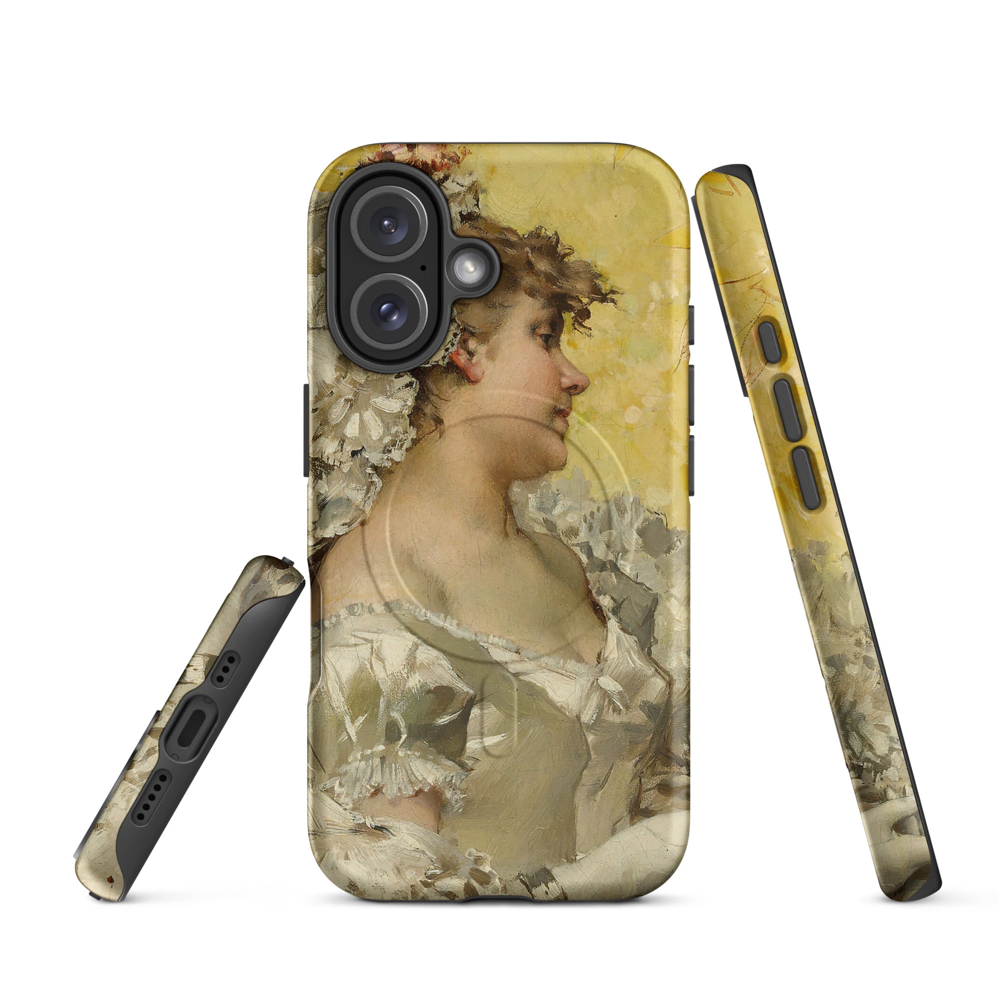 MagSafe® Tough case for iPhone® Lady in White