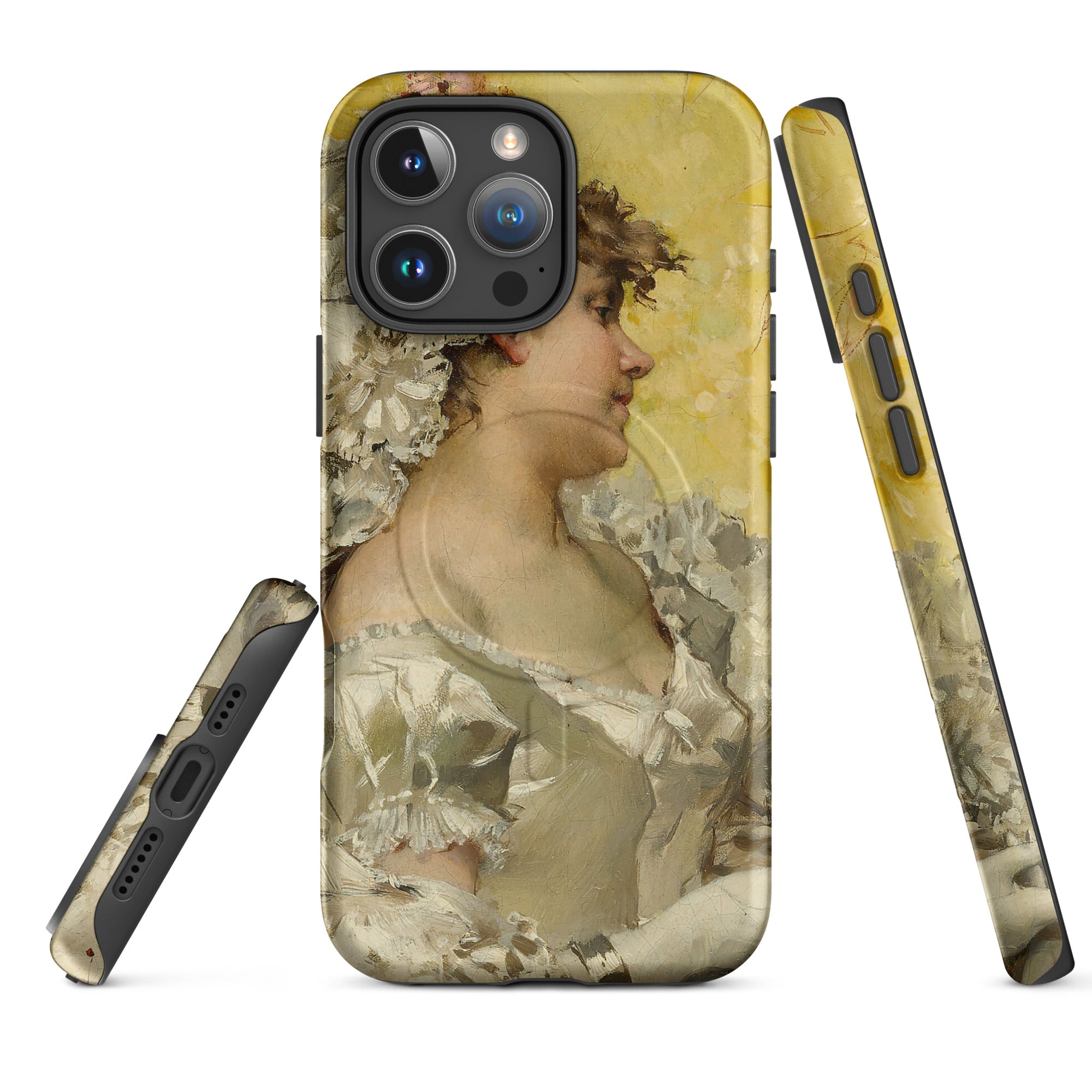 MagSafe® Tough case for iPhone® Lady in White