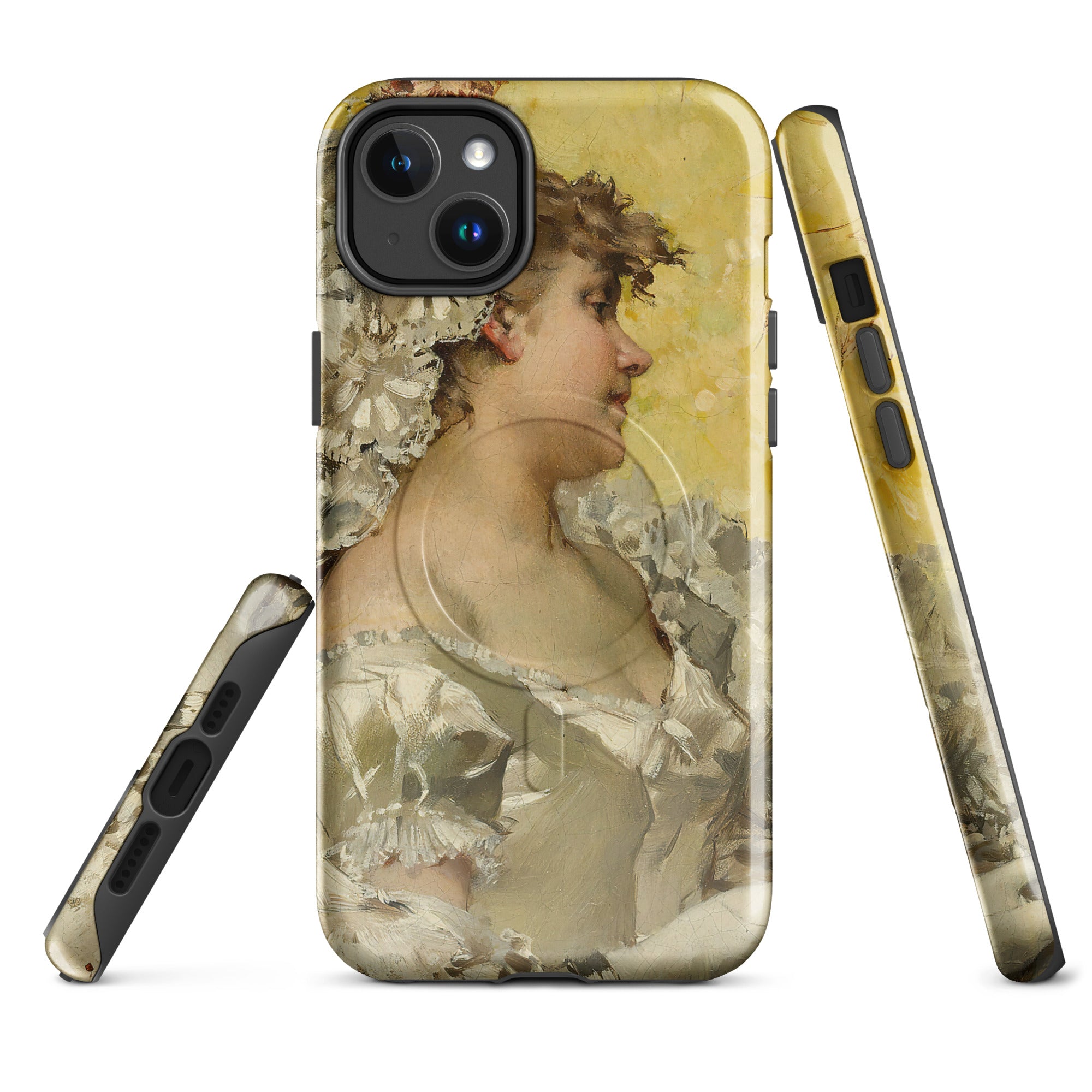 MagSafe® Tough case for iPhone® Lady in White