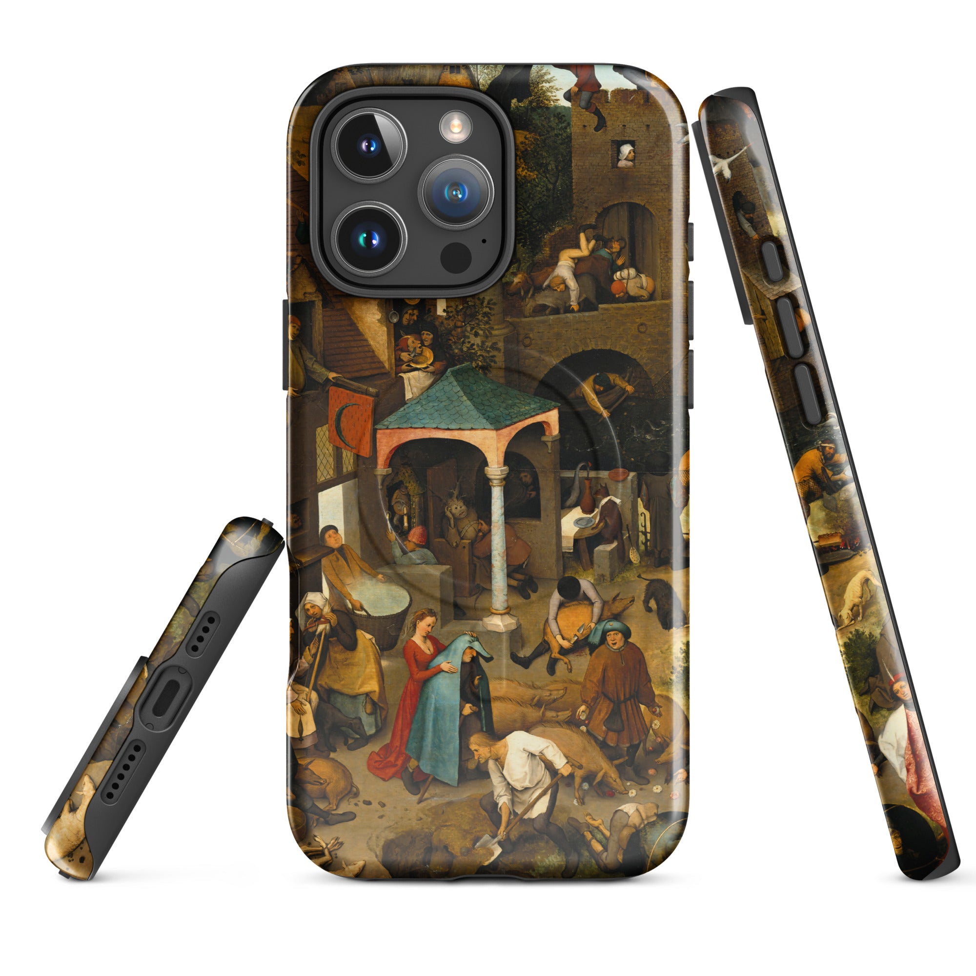 MagSafe® Tough case for iPhone® Netherlandish Proverbs