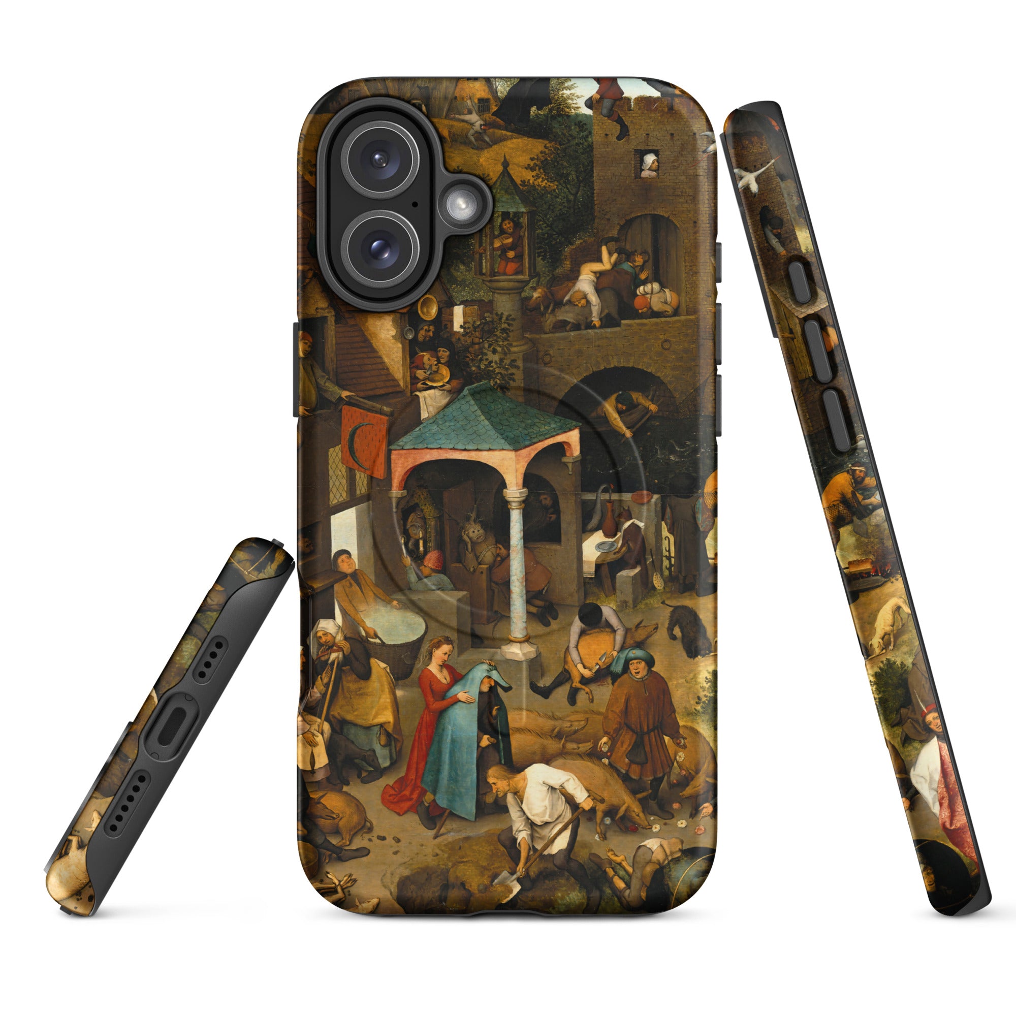 MagSafe® Tough case for iPhone® Netherlandish Proverbs