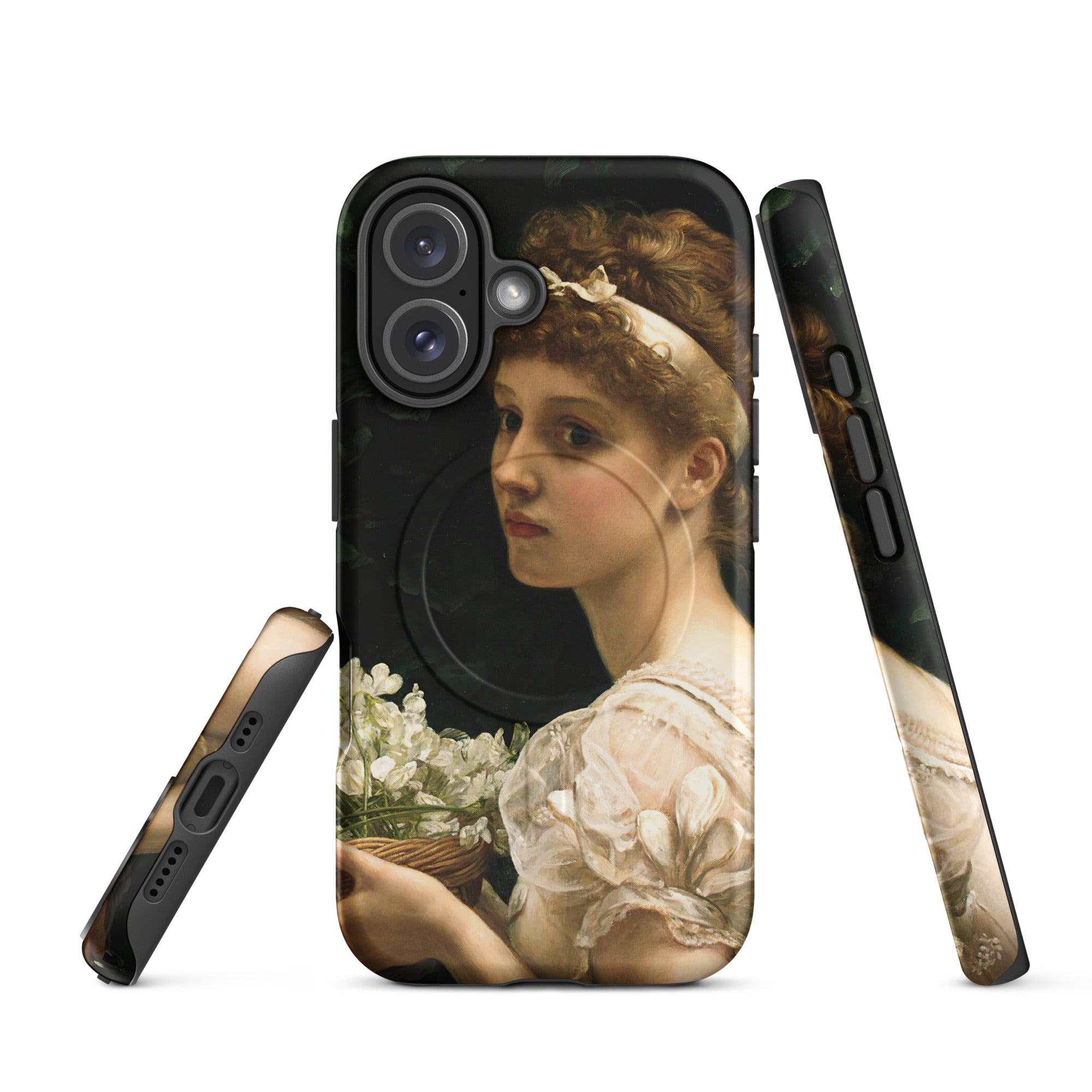 MagSafe® Tough case for iPhone® Pea Blossoms