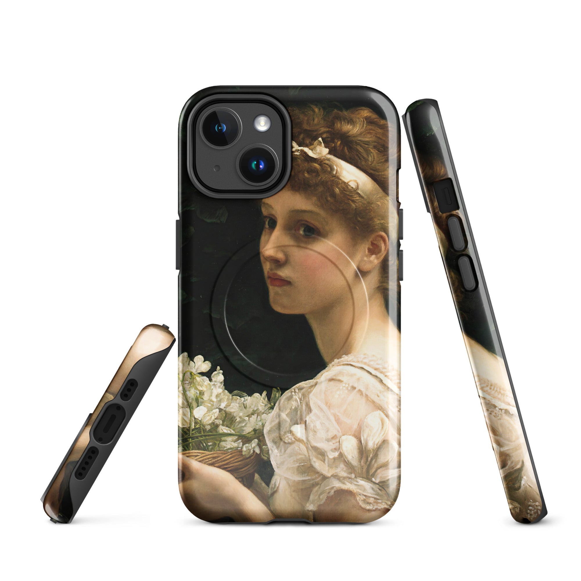 MagSafe® Tough case for iPhone® Pea Blossoms