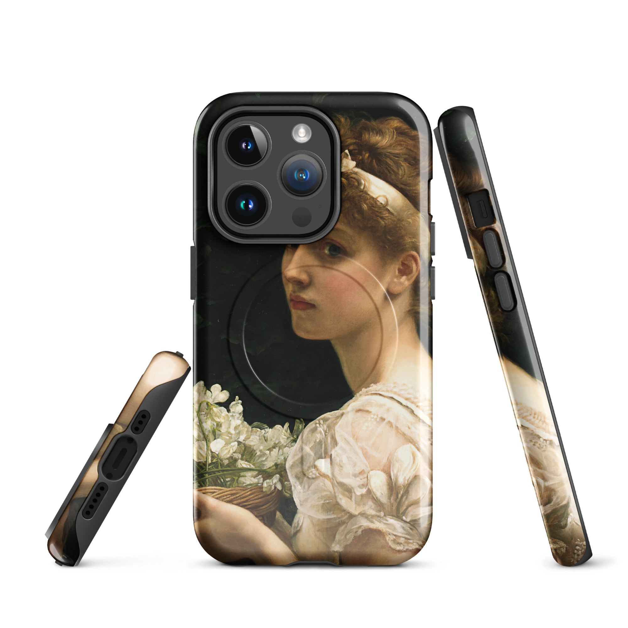 MagSafe® Tough case for iPhone® Pea Blossoms