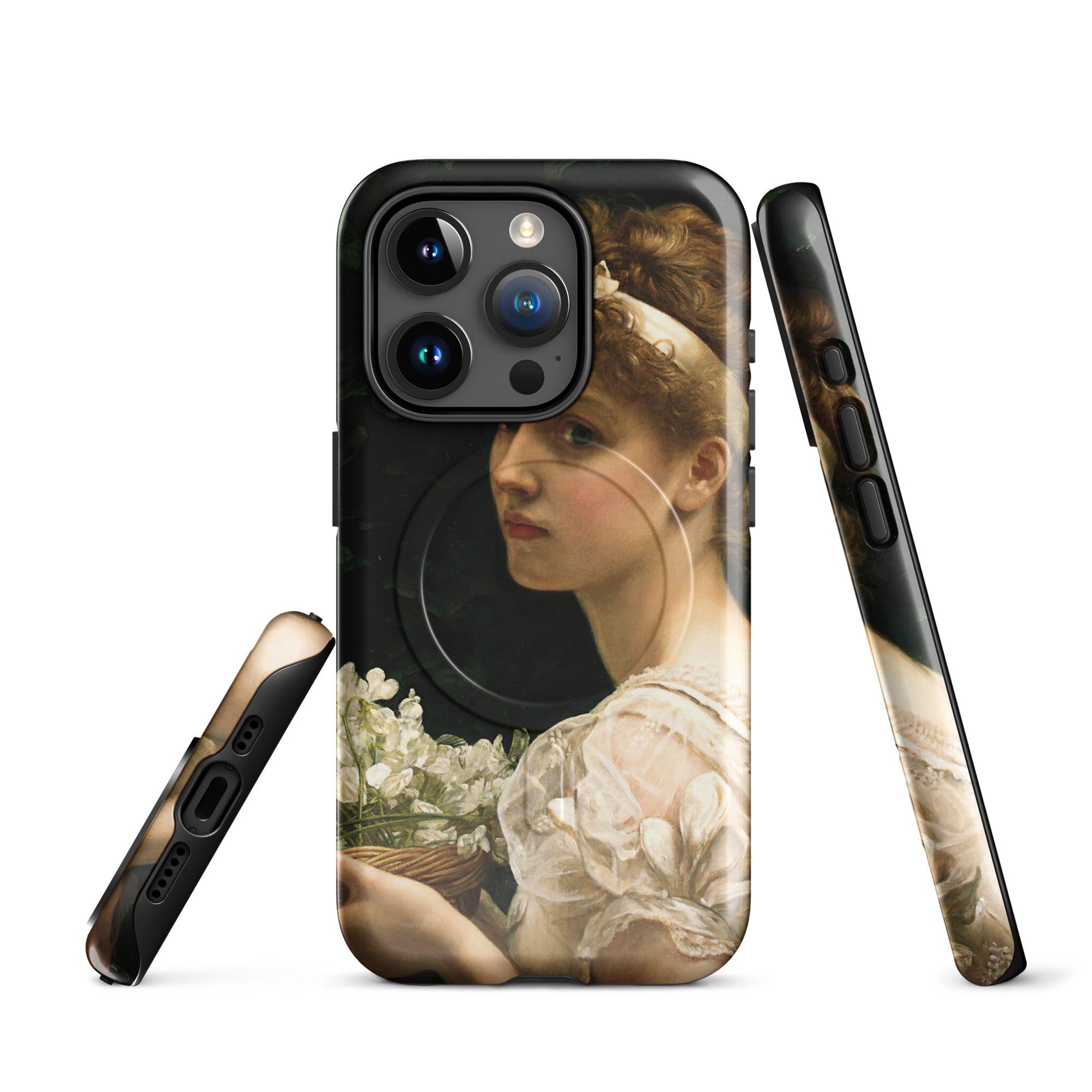 MagSafe® Tough case for iPhone® Pea Blossoms