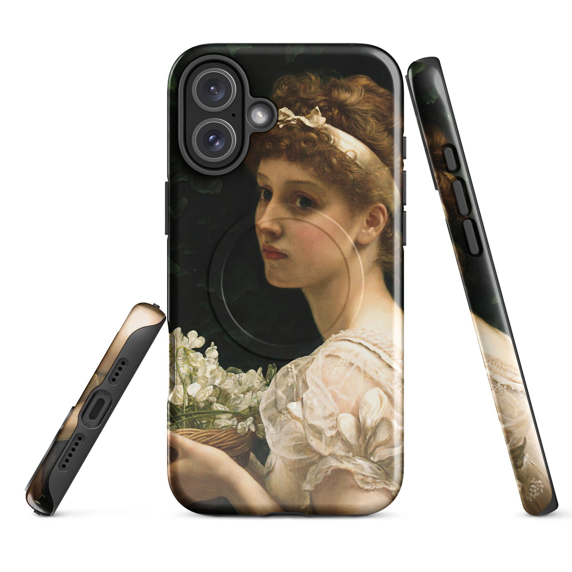 MagSafe® Tough case for iPhone® Pea Blossoms