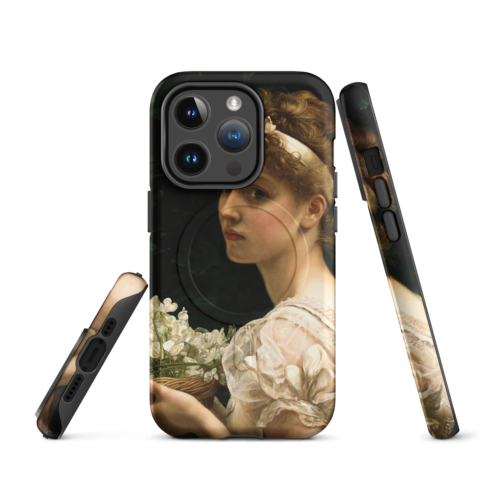 MagSafe® Tough case for iPhone® Pea Blossoms