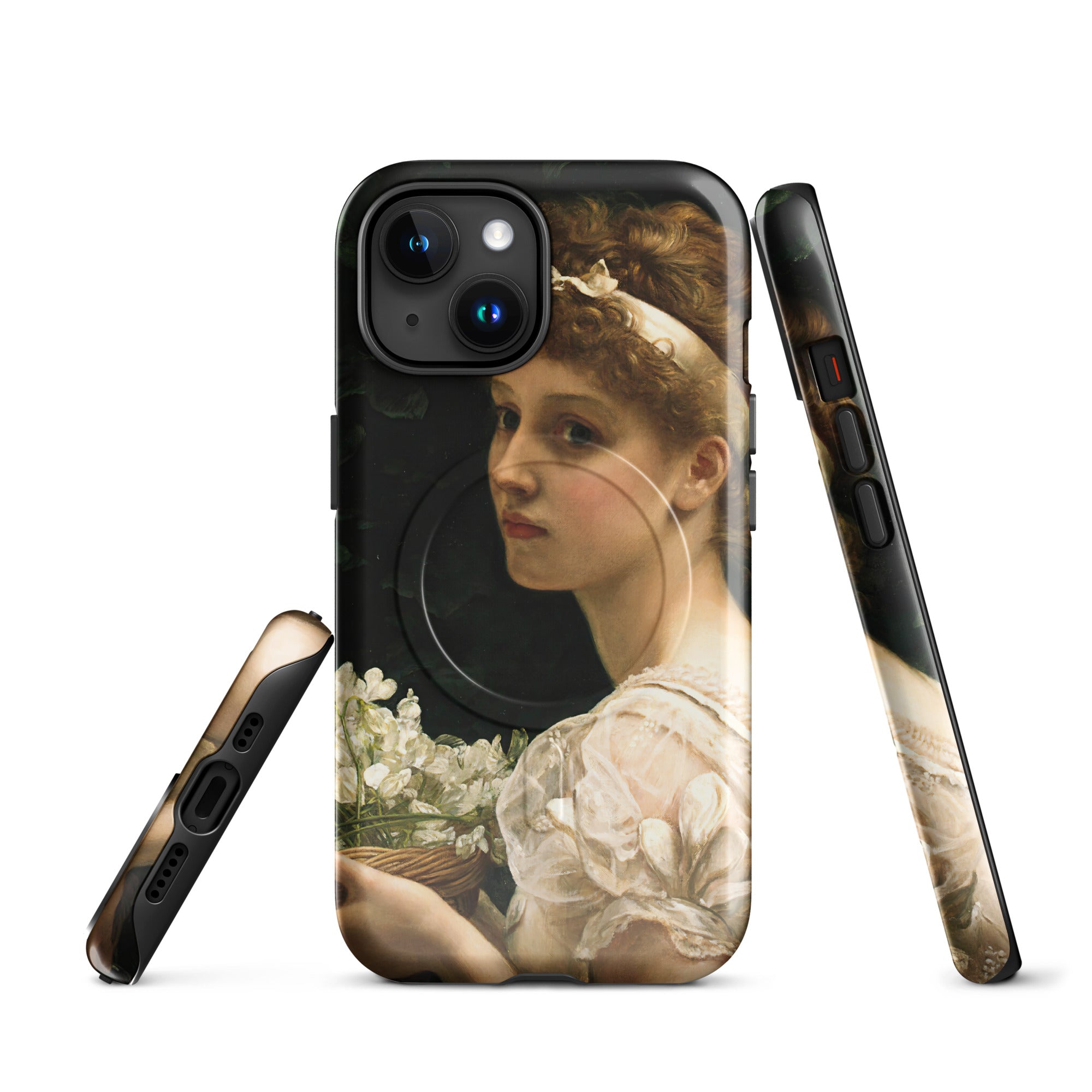 MagSafe® Tough case for iPhone® Pea Blossoms