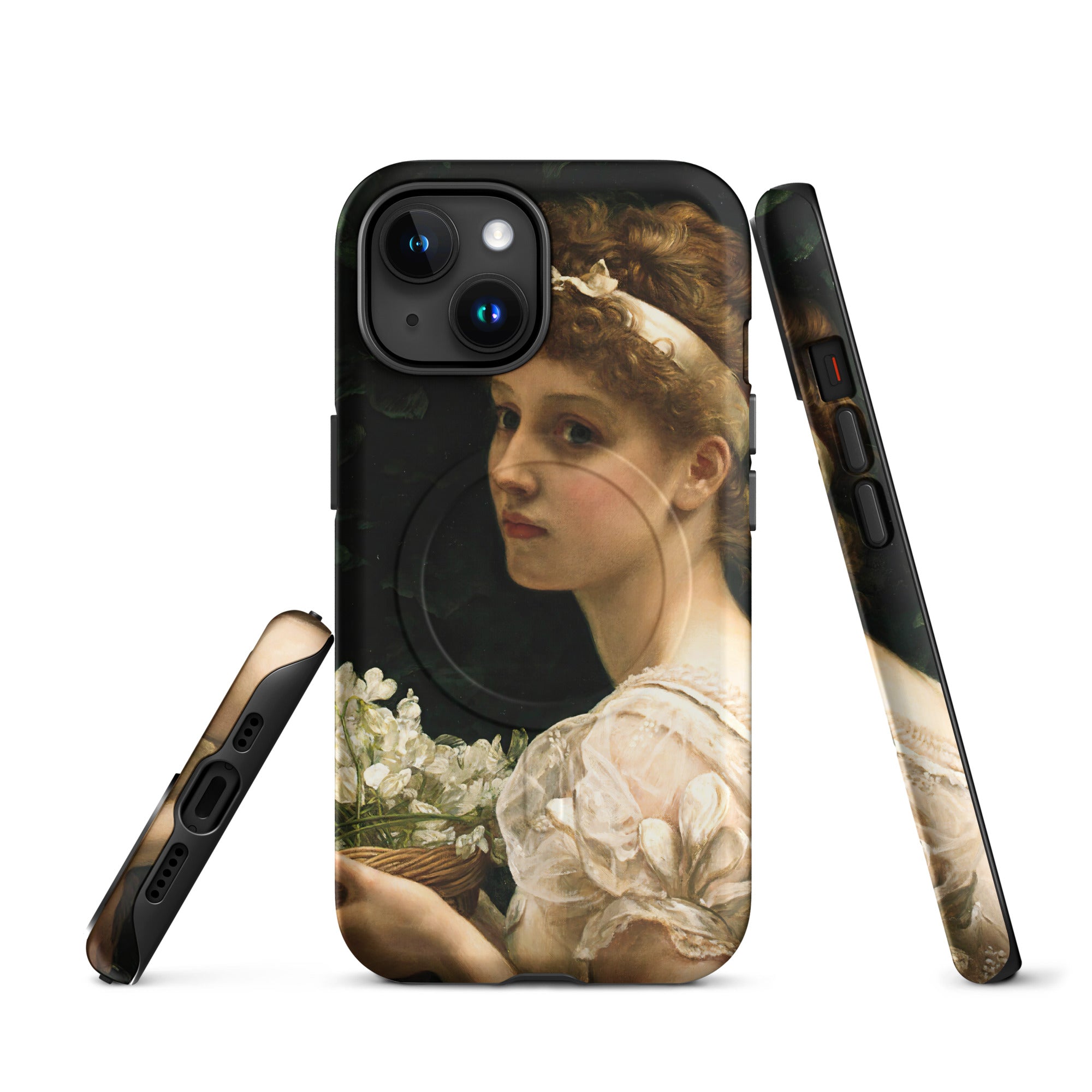 MagSafe® Tough case for iPhone® Pea Blossoms