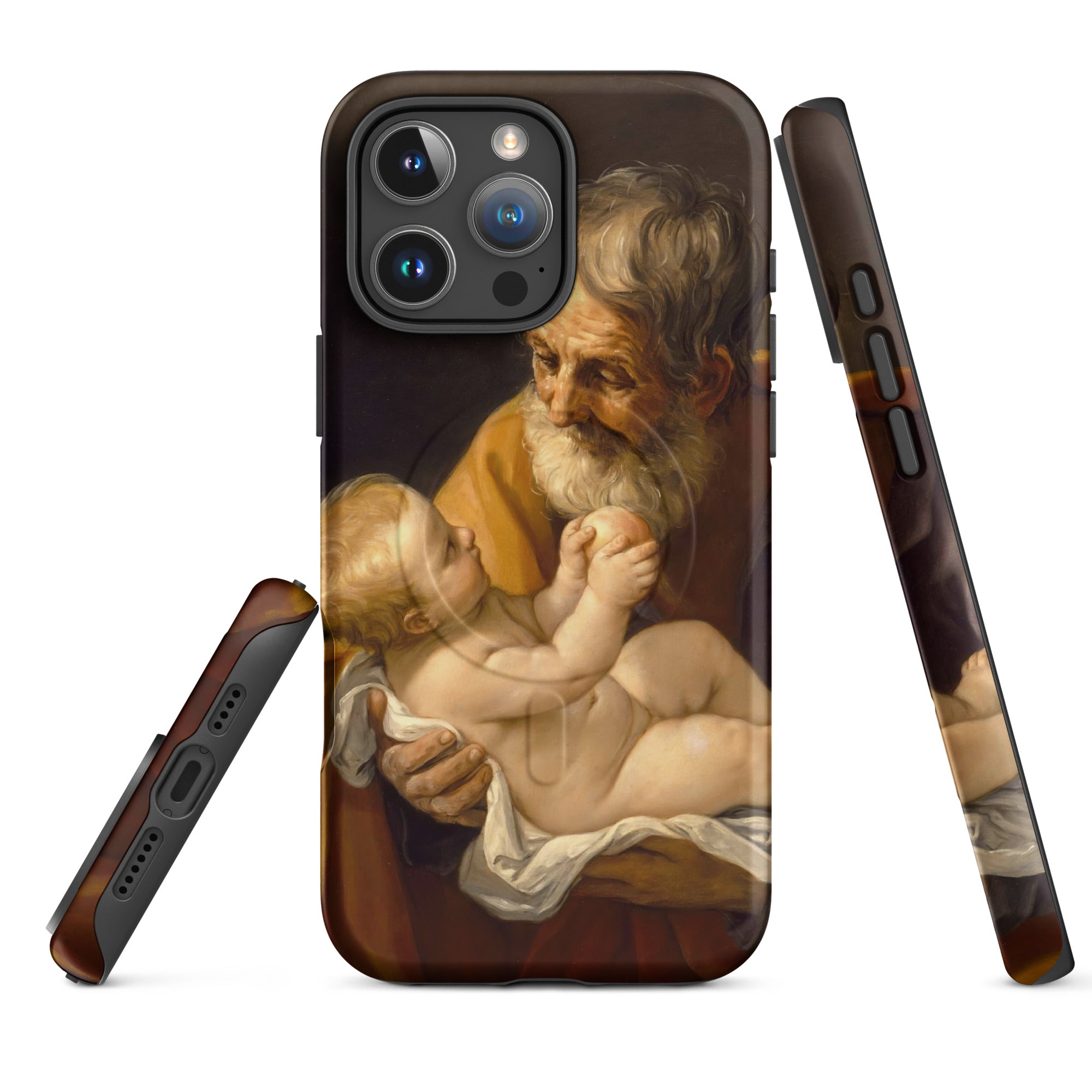 MagSafe® Tough case for iPhone® Saint Joseph and the Christ