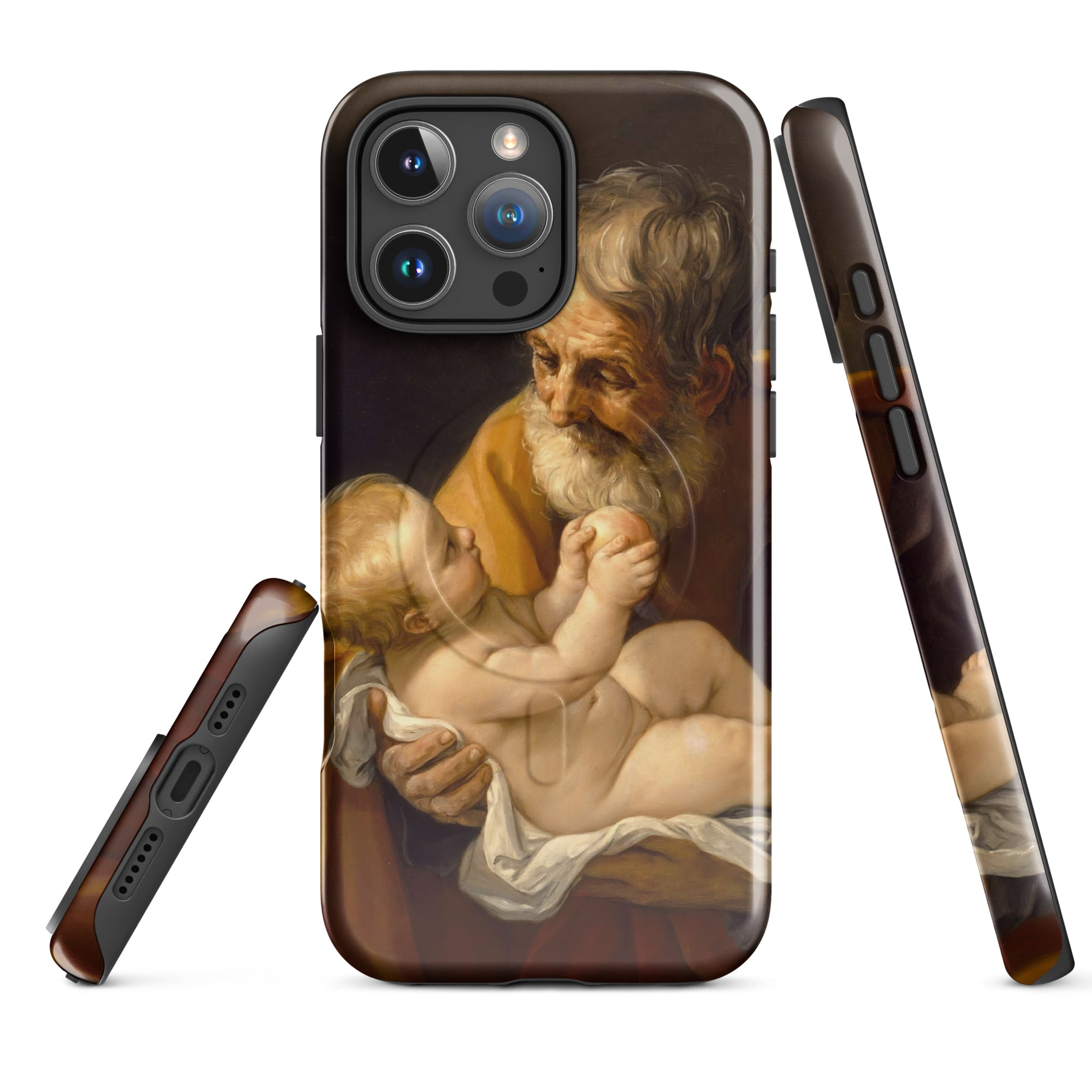 MagSafe® Tough case for iPhone® Saint Joseph and the Christ