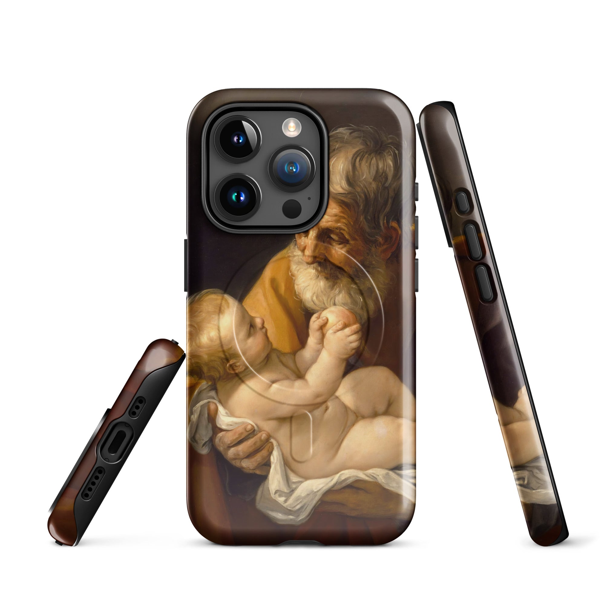MagSafe® Tough case for iPhone® Saint Joseph and the Christ