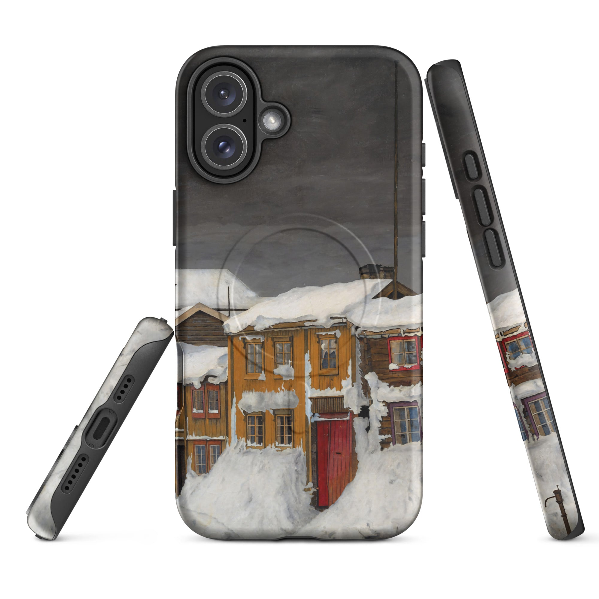 MagSafe® Tough case for iPhone® Streets in Rros in Winter