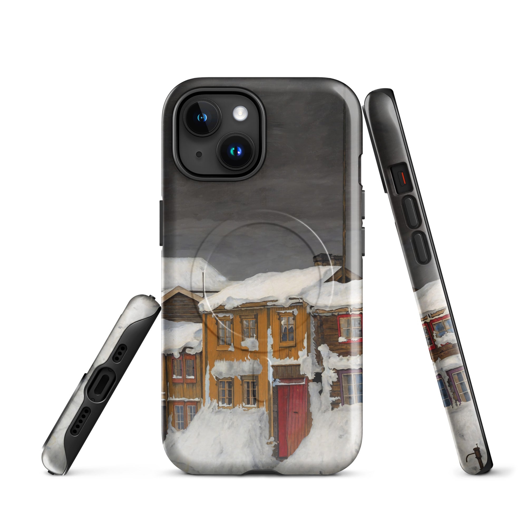 MagSafe® Tough case for iPhone® Streets in Rros in Winter