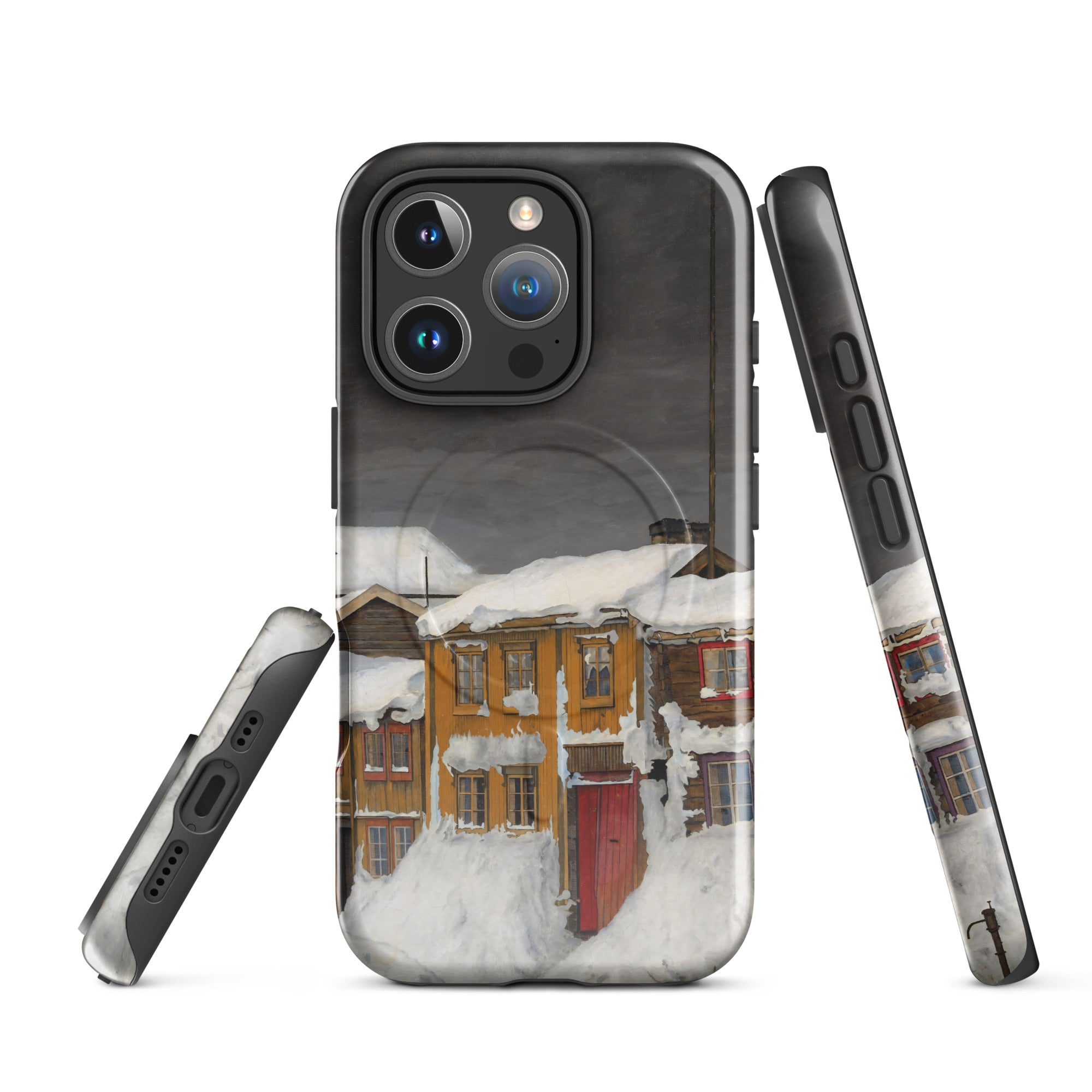 MagSafe® Tough case for iPhone® Streets in Rros in Winter