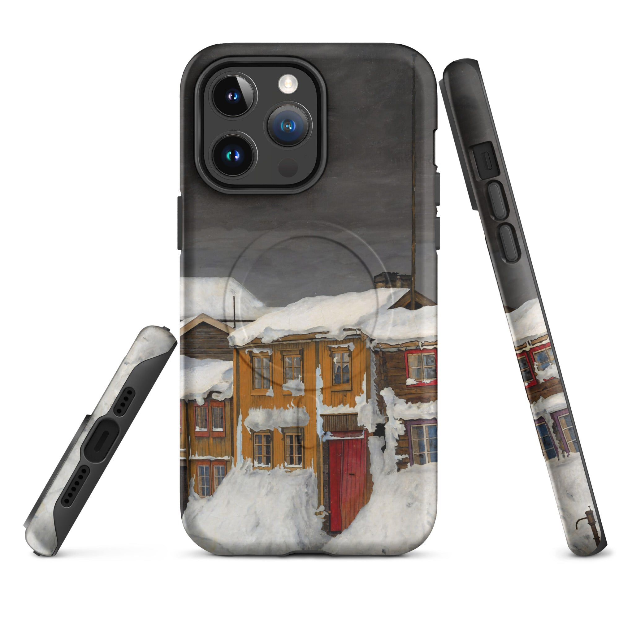 MagSafe® Tough case for iPhone® Streets in Rros in Winter