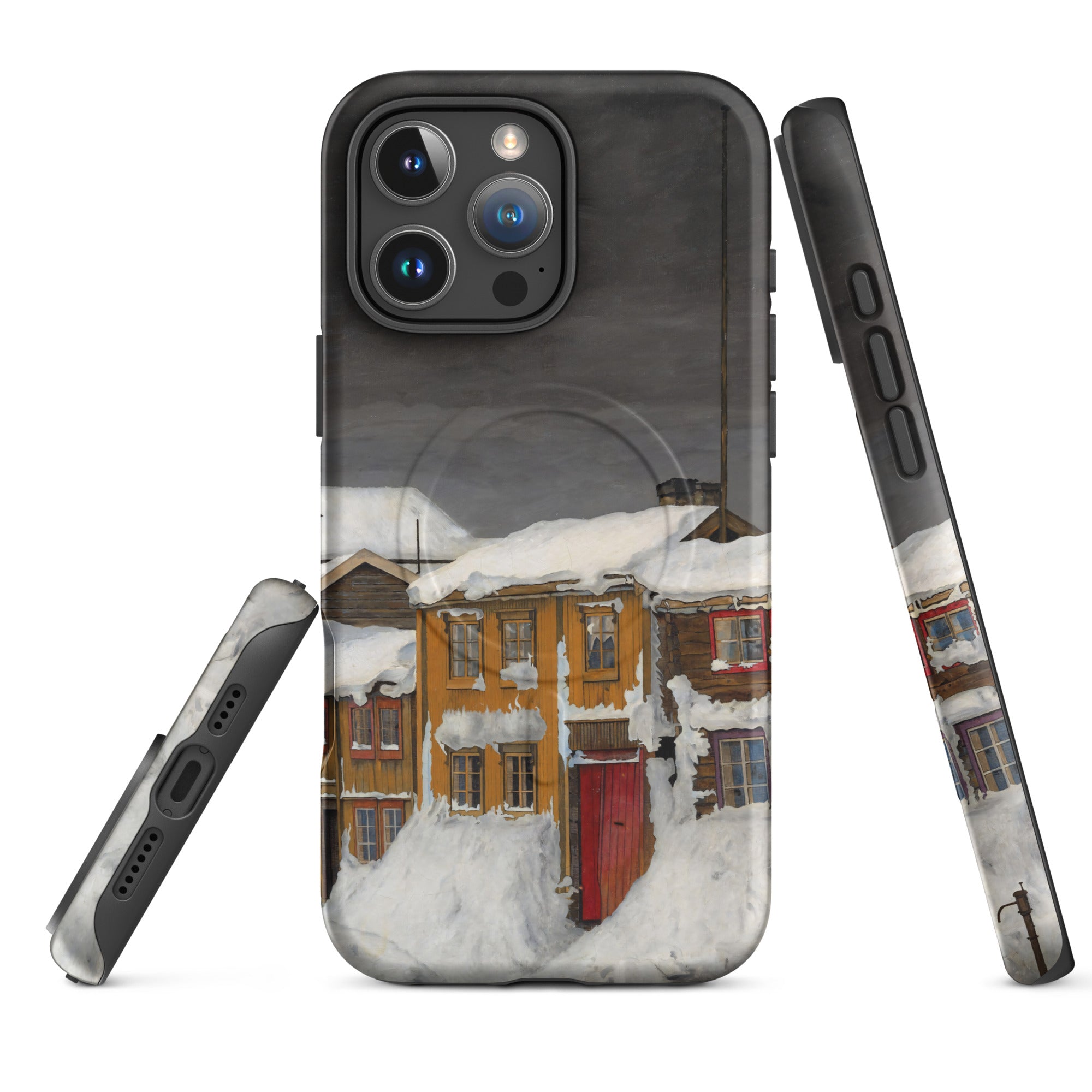 MagSafe® Tough case for iPhone® Streets in Rros in Winter