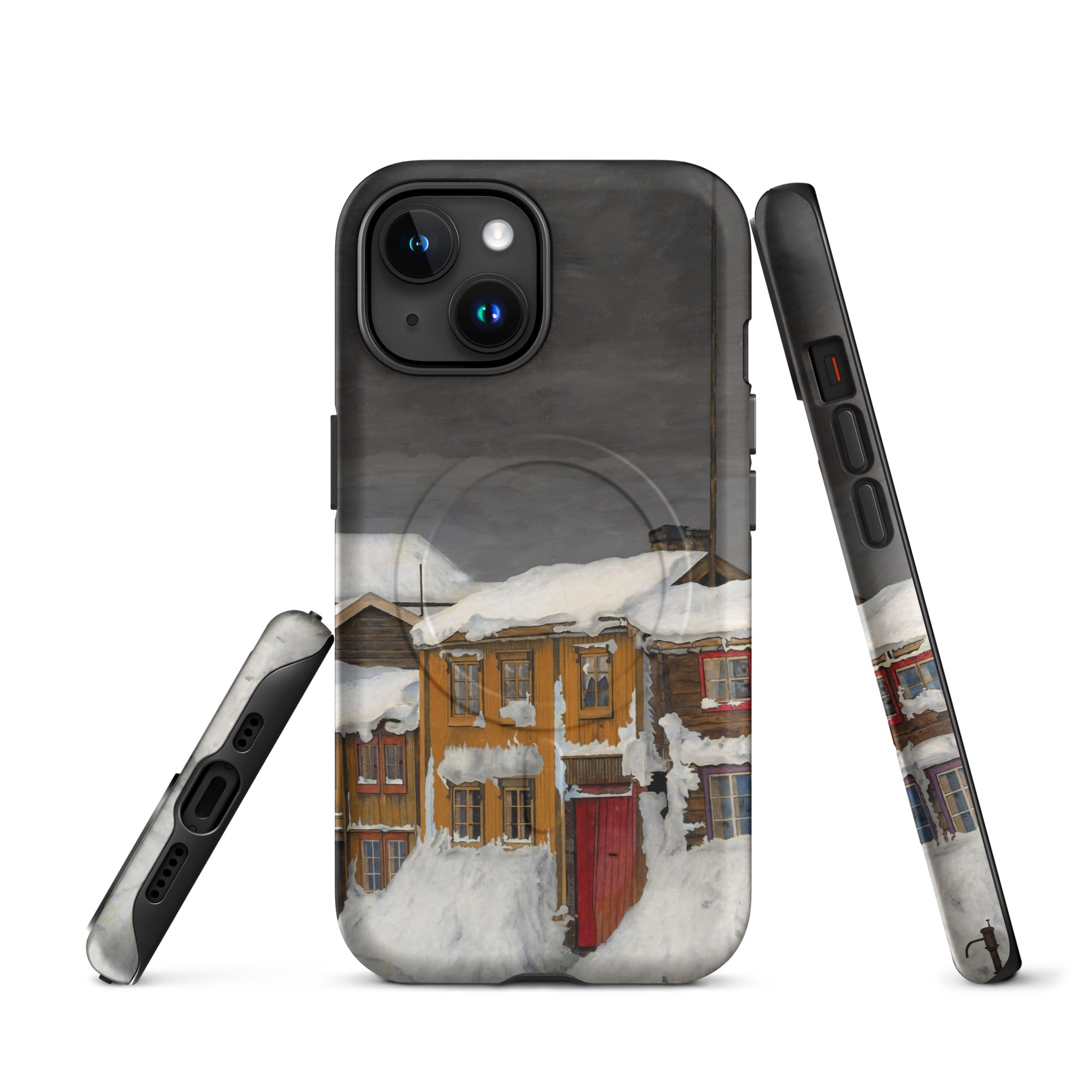 MagSafe® Tough case for iPhone® Streets in Rros in Winter