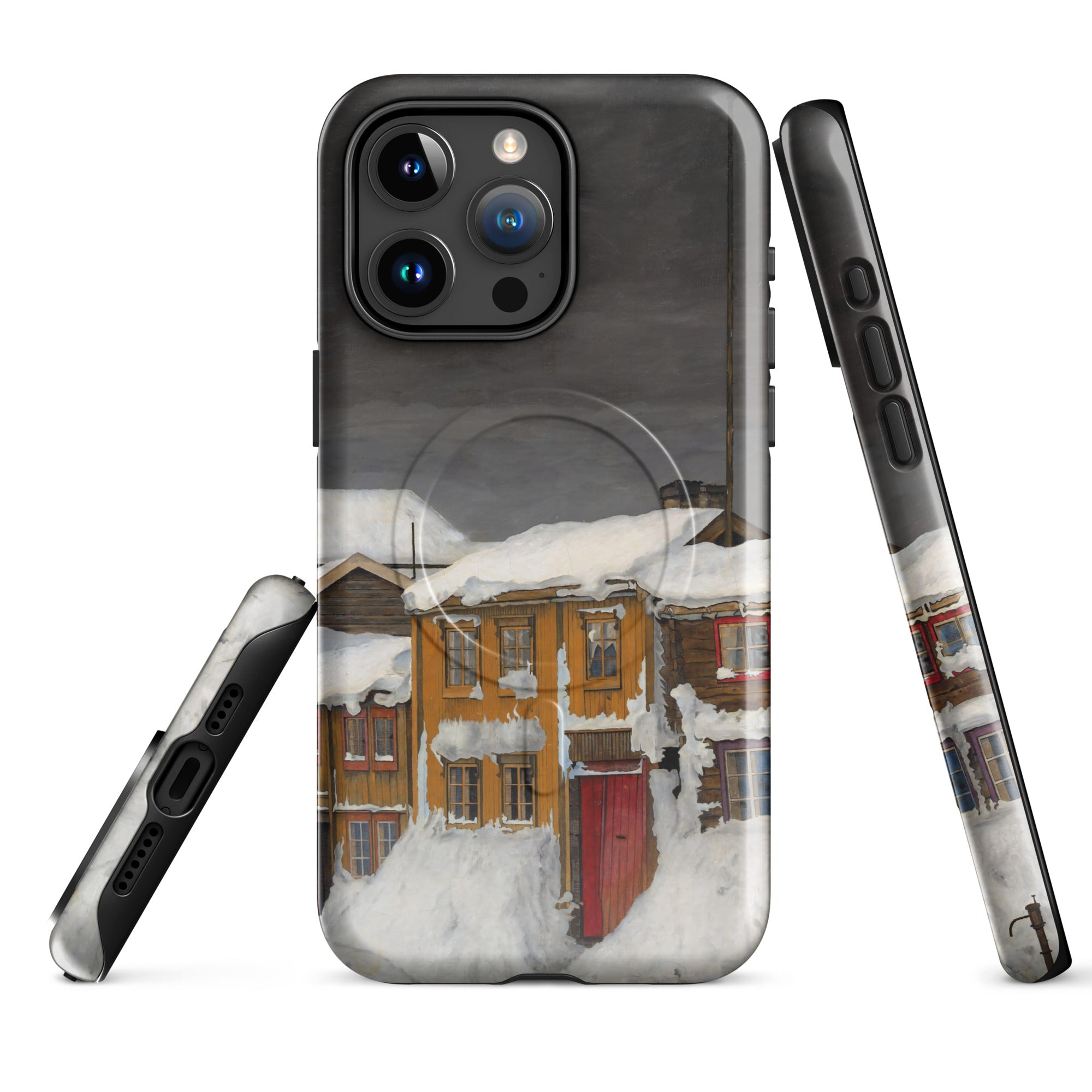 MagSafe® Tough case for iPhone® Streets in Rros in Winter