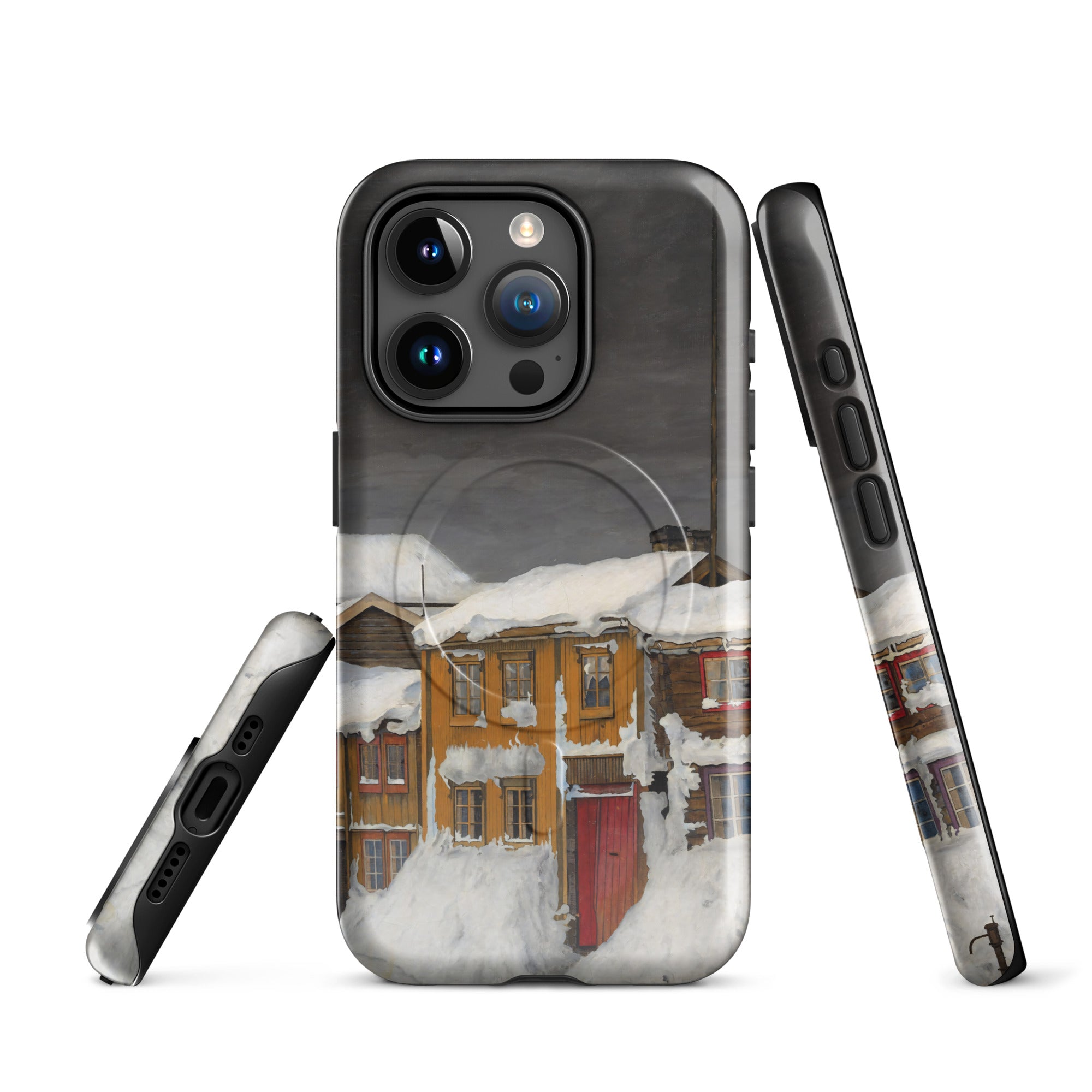 MagSafe® Tough case for iPhone® Streets in Rros in Winter