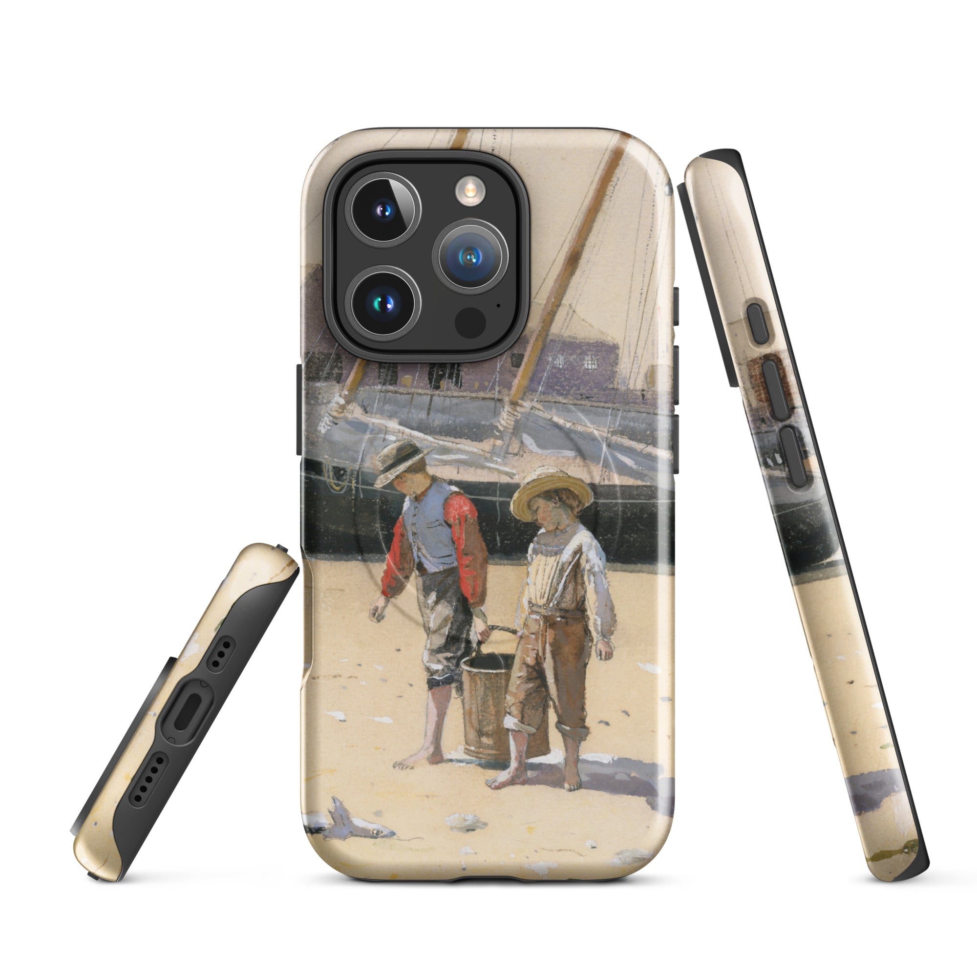 MagSafe® tough case for iPhone® Winslow Homer Basket of Clams 1873