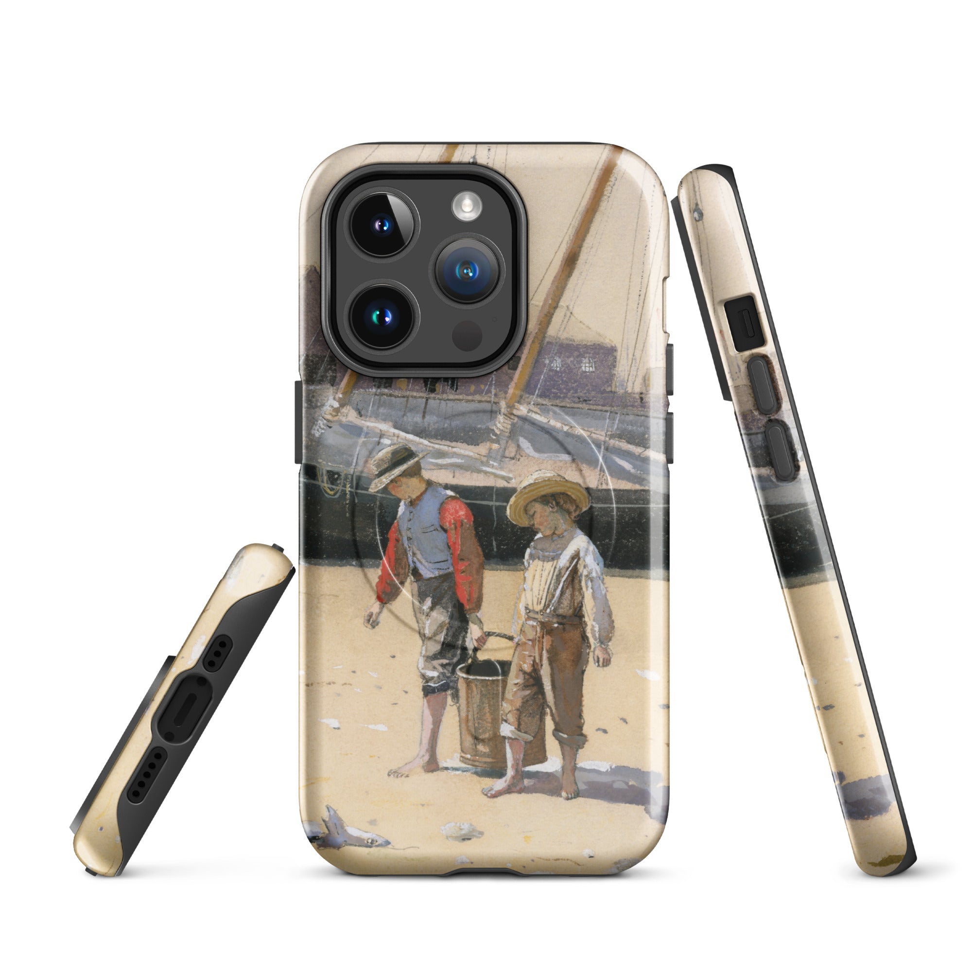 MagSafe® tough case for iPhone® Winslow Homer Basket of Clams 1873