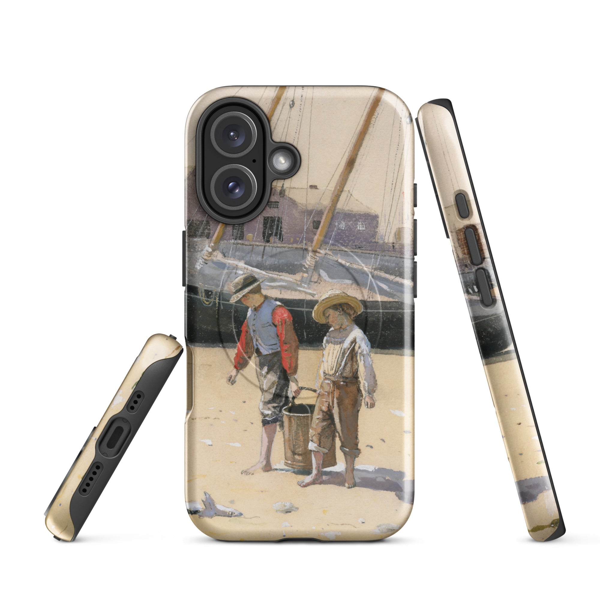 MagSafe® tough case for iPhone® Winslow Homer Basket of Clams 1873