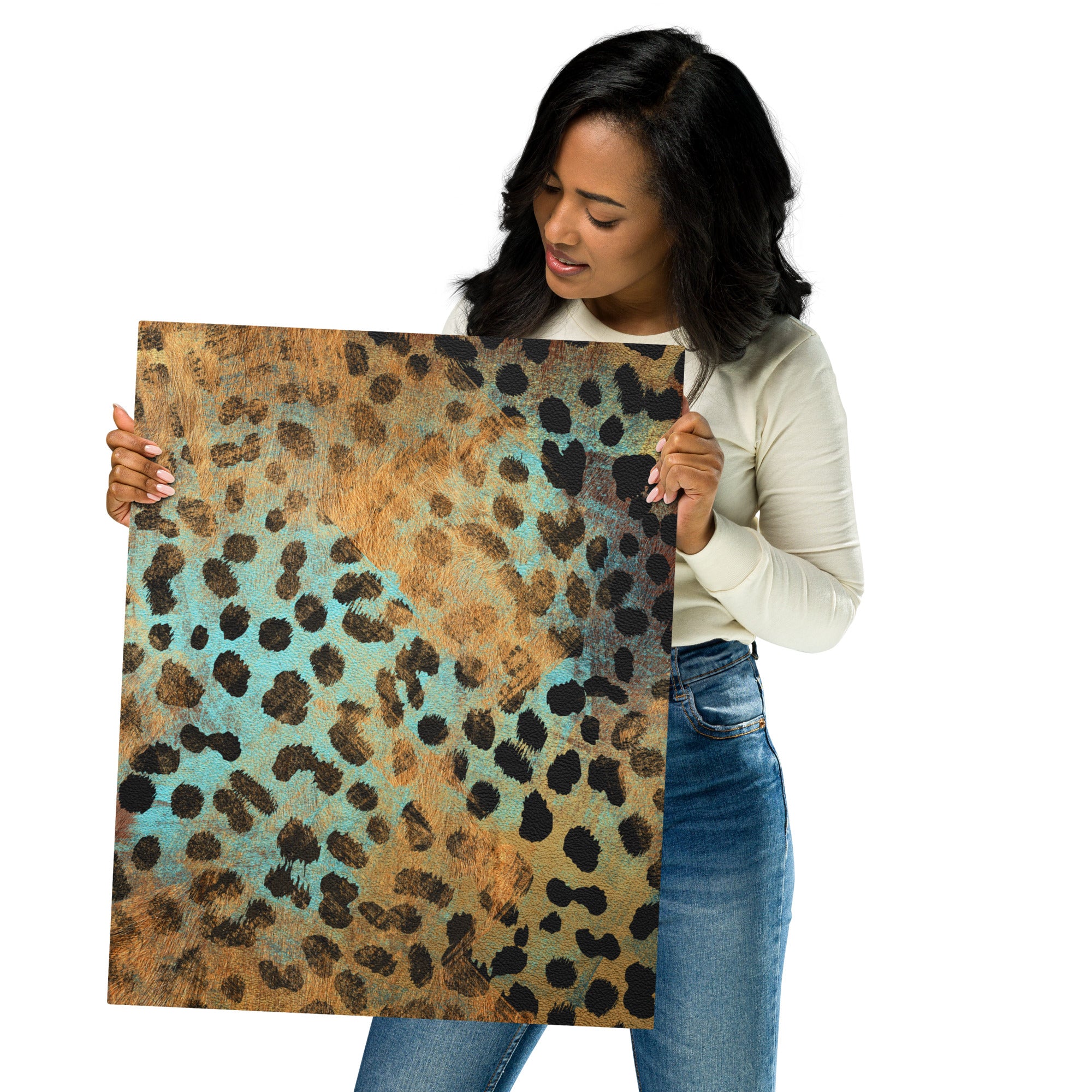 Metal prints African safari Animal skin IV