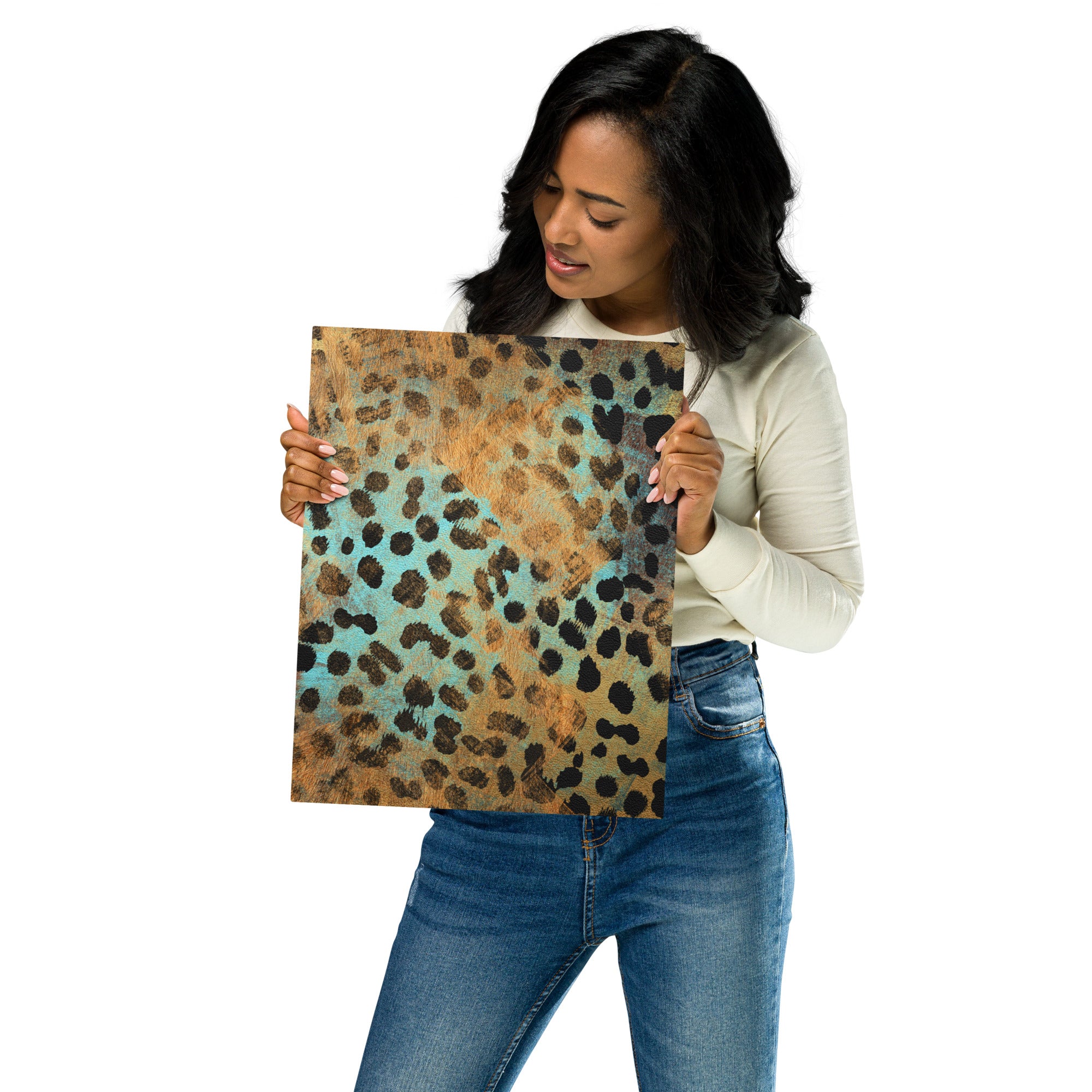 Metal prints African safari Animal skin IV