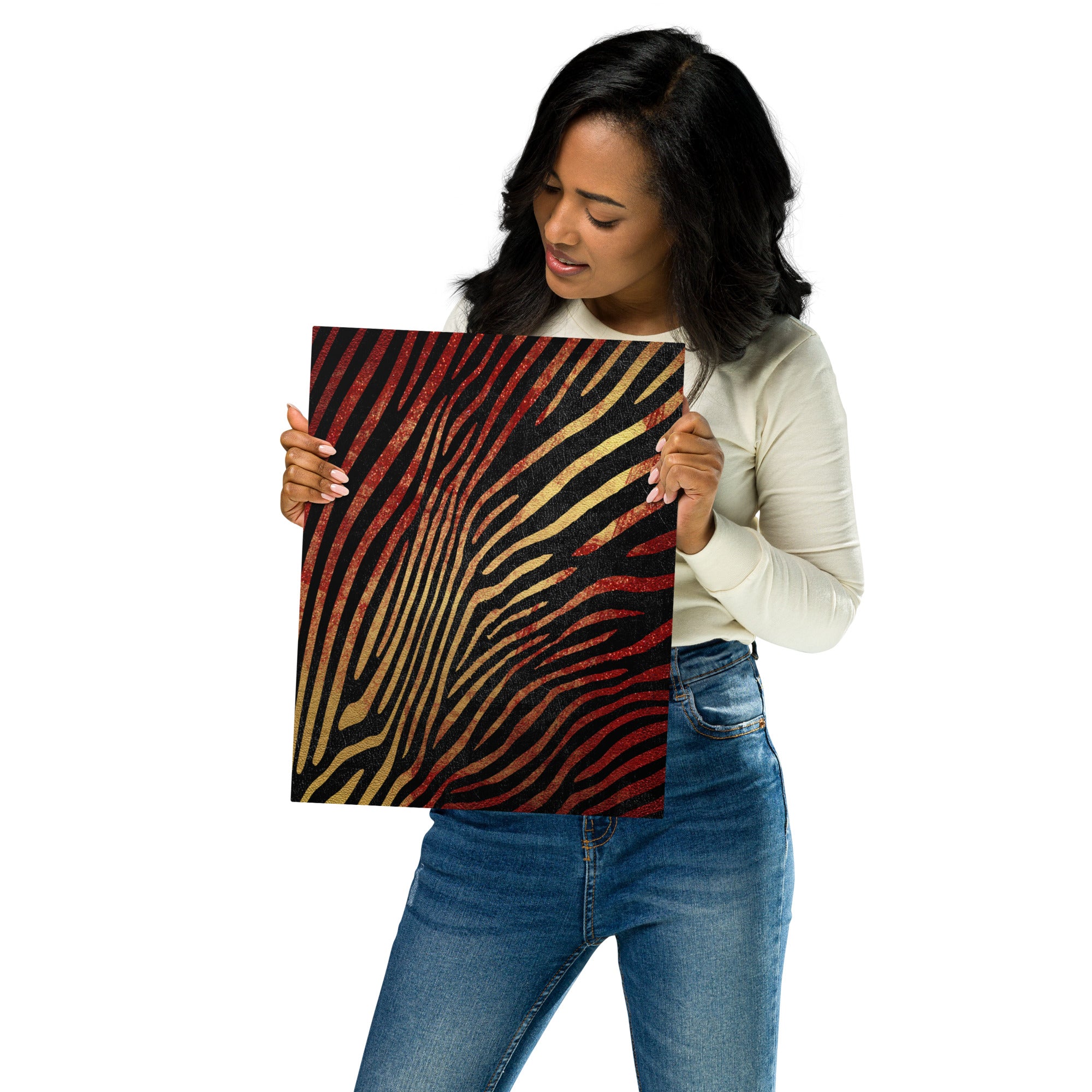 Metal prints African safari Animal skin XII