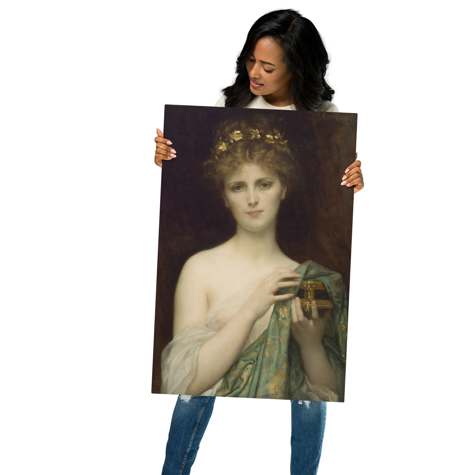 Metal prints Alexandre Cabanel French 1823 1889 Pandora 1873