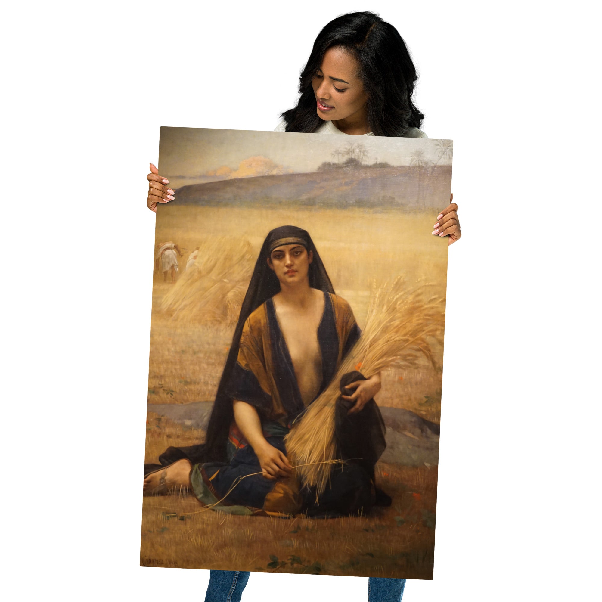 Metal prints Alexandre Cabanel French, 1823 1889 Ruth glanant